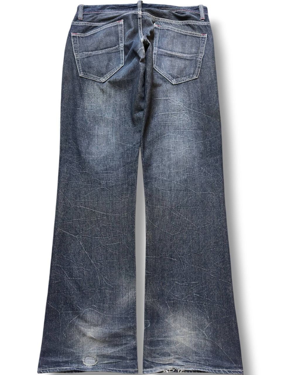 Karakuri Tamashii Vintage Wild Life Stamped Straight Loose Denim Size US 34 / EU 50 - 5 Thumbnail