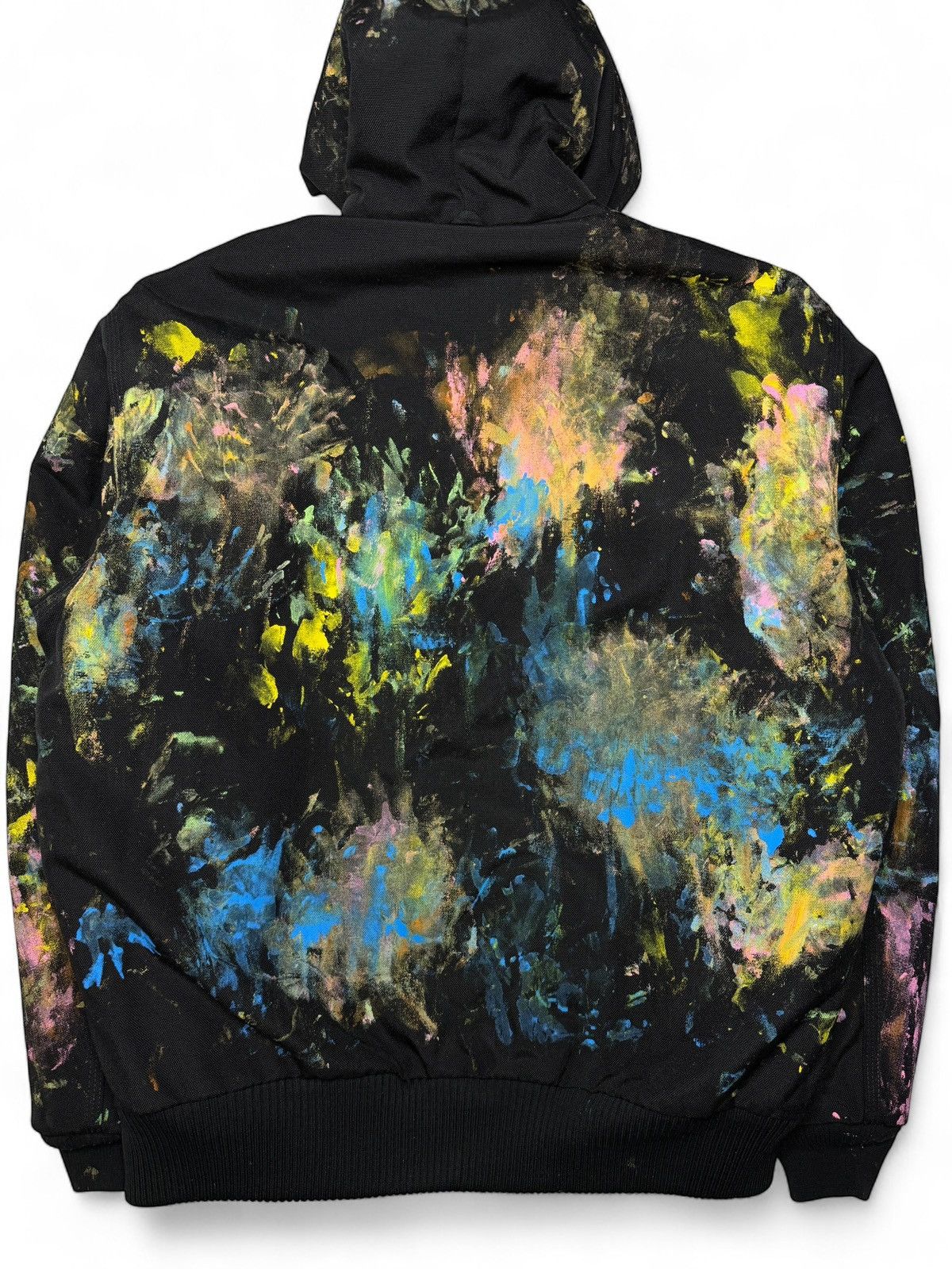 Carhartt Vintage Black JQC05 Carhartt Paint Splatter Jacket Size US XL / EU 56 / 4 - 7 Thumbnail