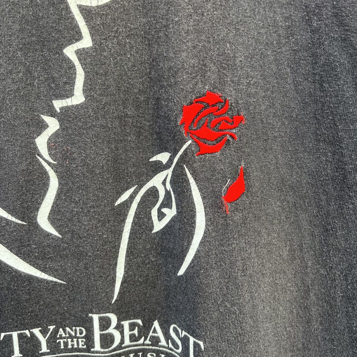 Disney Thrashed Faded Vintage Beauty And The Beast Movie Tee Size US L / EU 52-54 / 3 - 3 Thumbnail