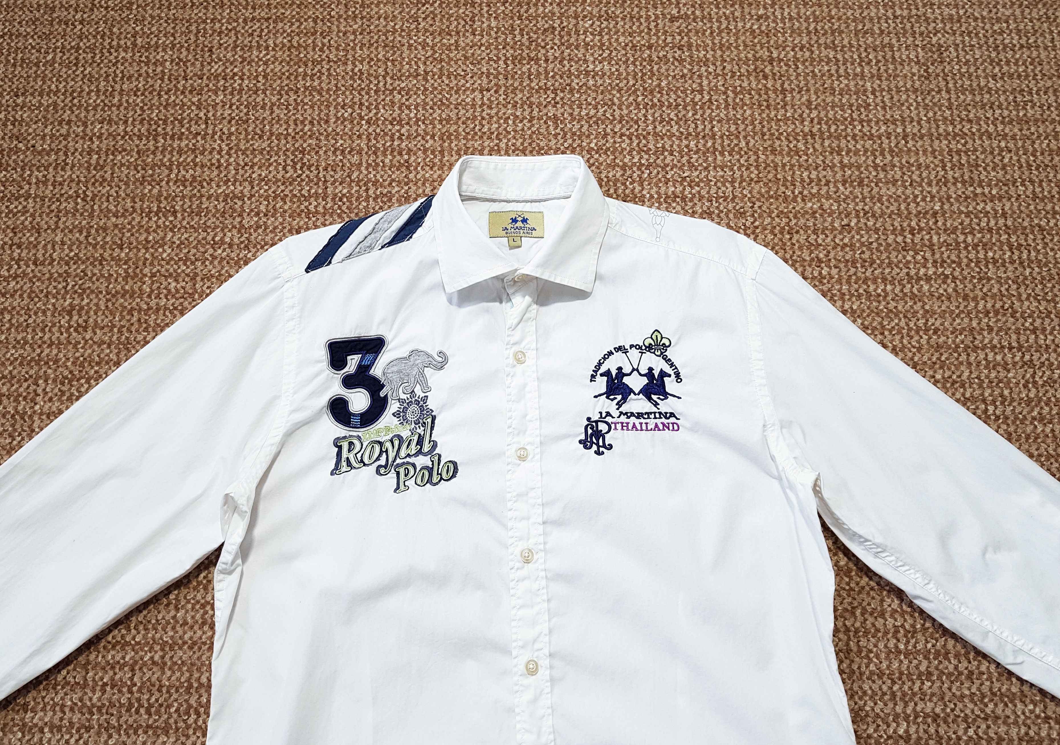 La Martina La Martina Royal Polo Shirt Thailand #3 Pattaya sz L Size US L / EU 52-54 / 3 - 4 Thumbnail