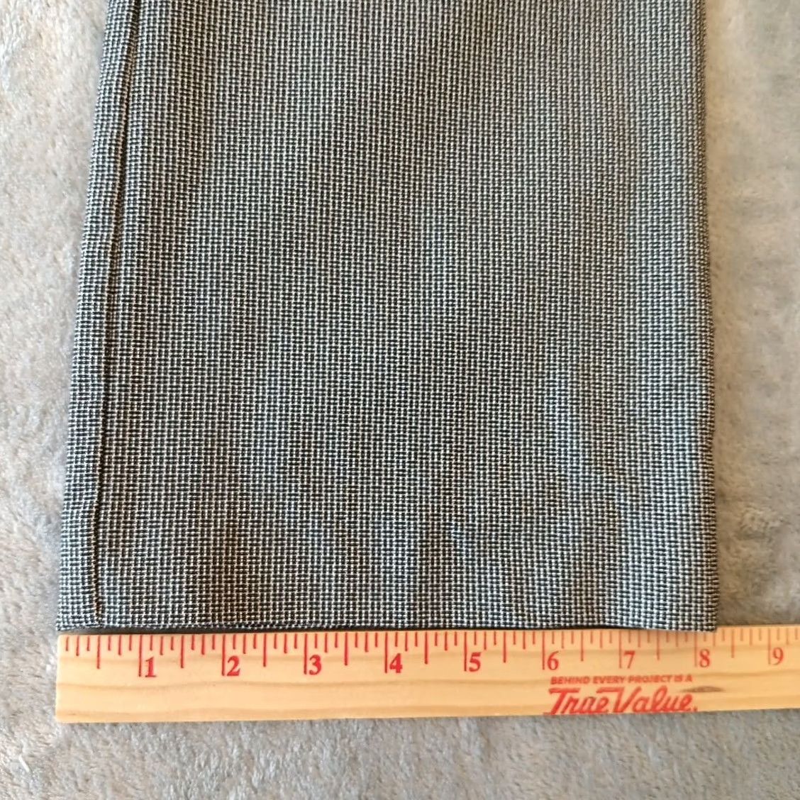 Vintage Maurices Ankle Pants Womens Medium Short Black Geometric Pockets Zip Size 32" / US 10 / IT 46 - 5 Thumbnail