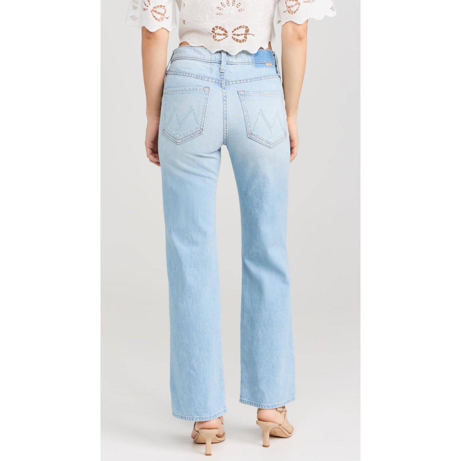 MOTHER Mother Superior The Rambler Zip Flood Jeans Ripped Off - 24 Size 24" / US 00 / IT 34 - 4 Thumbnail