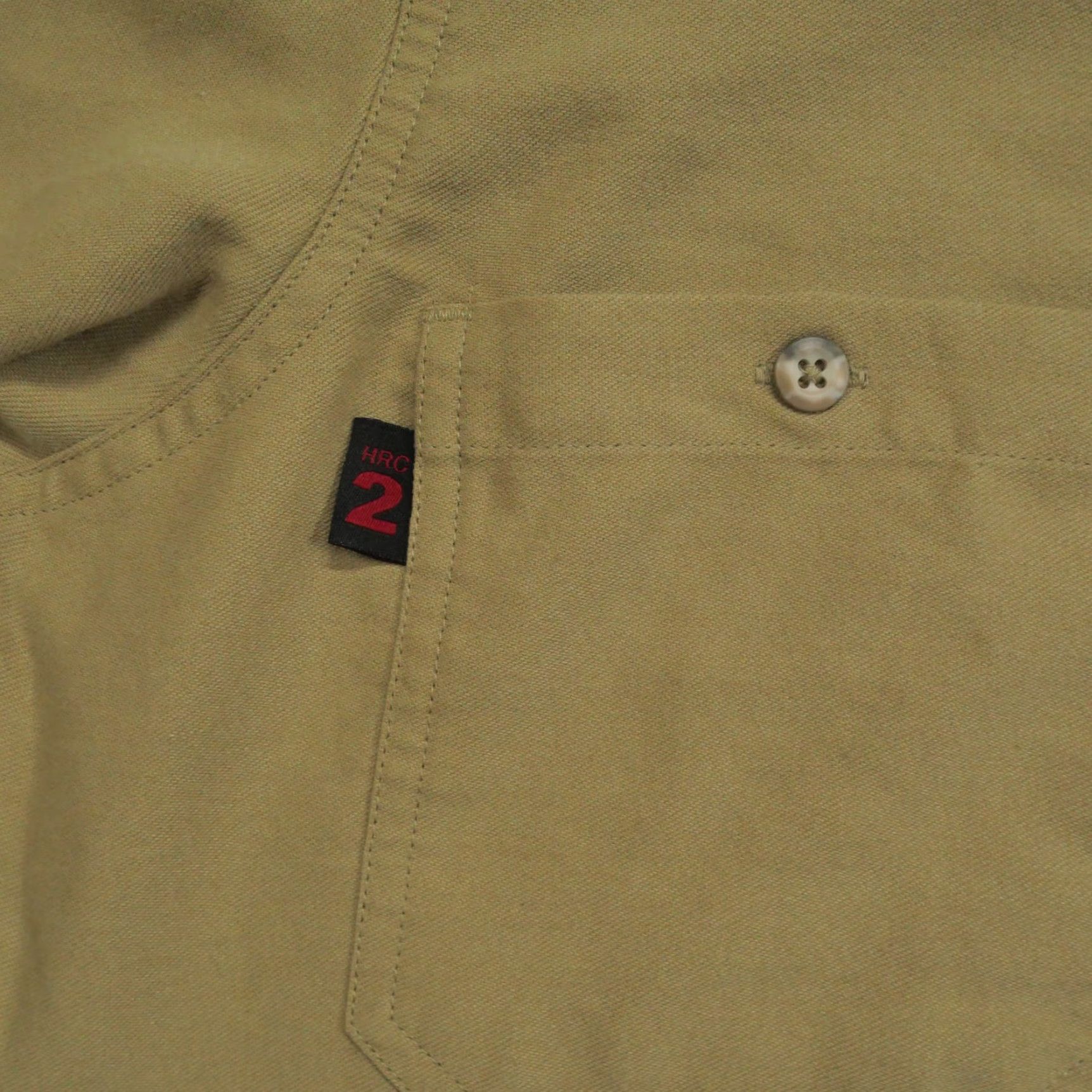 Vintage Riverside Shirt Mens Large XL Tan Brown Button Flame Resistant HRC 2 Workwear Shirt Long Sleeve Collared Button-Up Knit Casual Classic Size US L / EU 52-54 / 3 - 3 Thumbnail