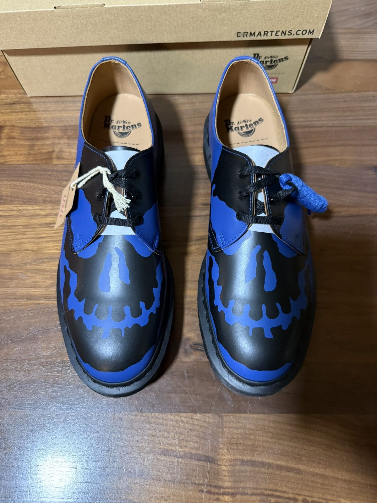 Dr. Martens × Supreme SUPREME®/DR. MARTENS® 1461 3-EYE SHOE Royal Skull FW25 11 Size US 11 / EU 44 - 5 Thumbnail