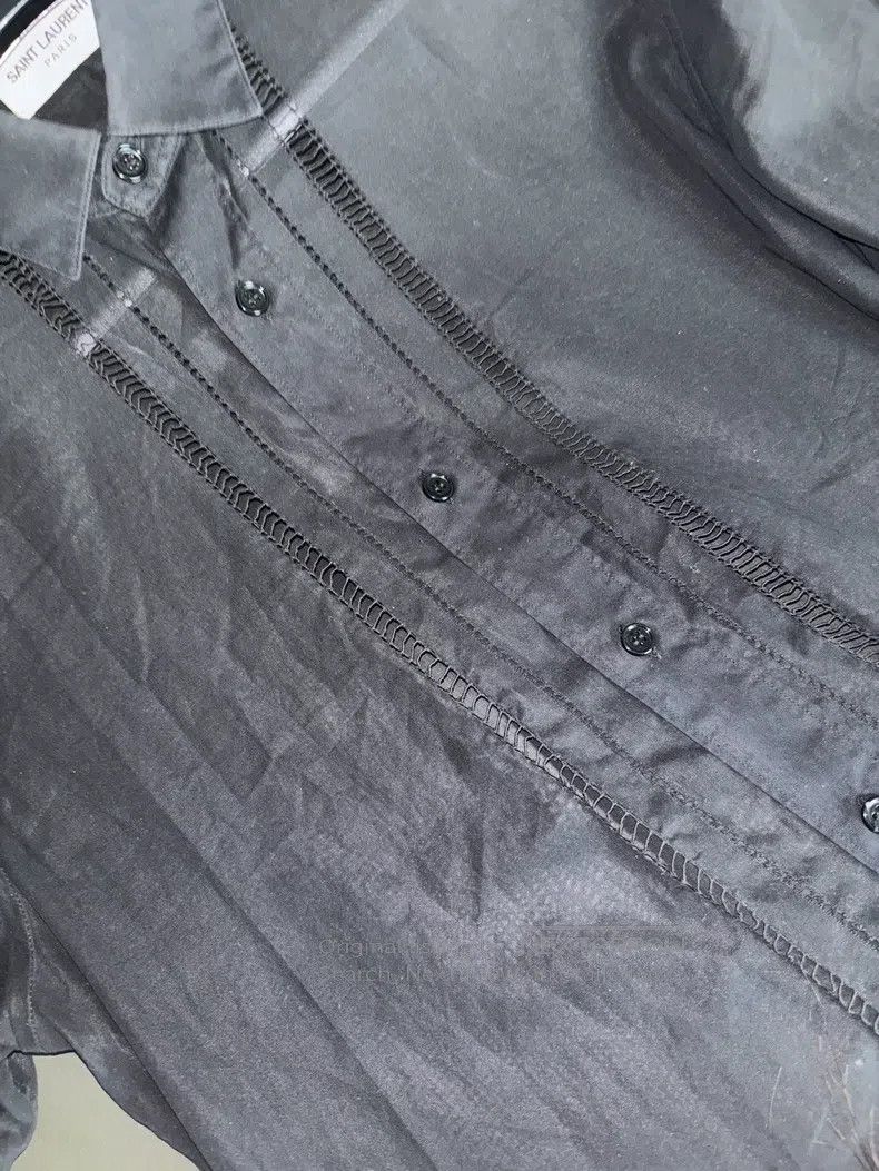 Saint Laurent Paris Saint Laurent Paris Cutout Shirt Size XS / US 0-2 / IT 36-38 - 2 Thumbnail