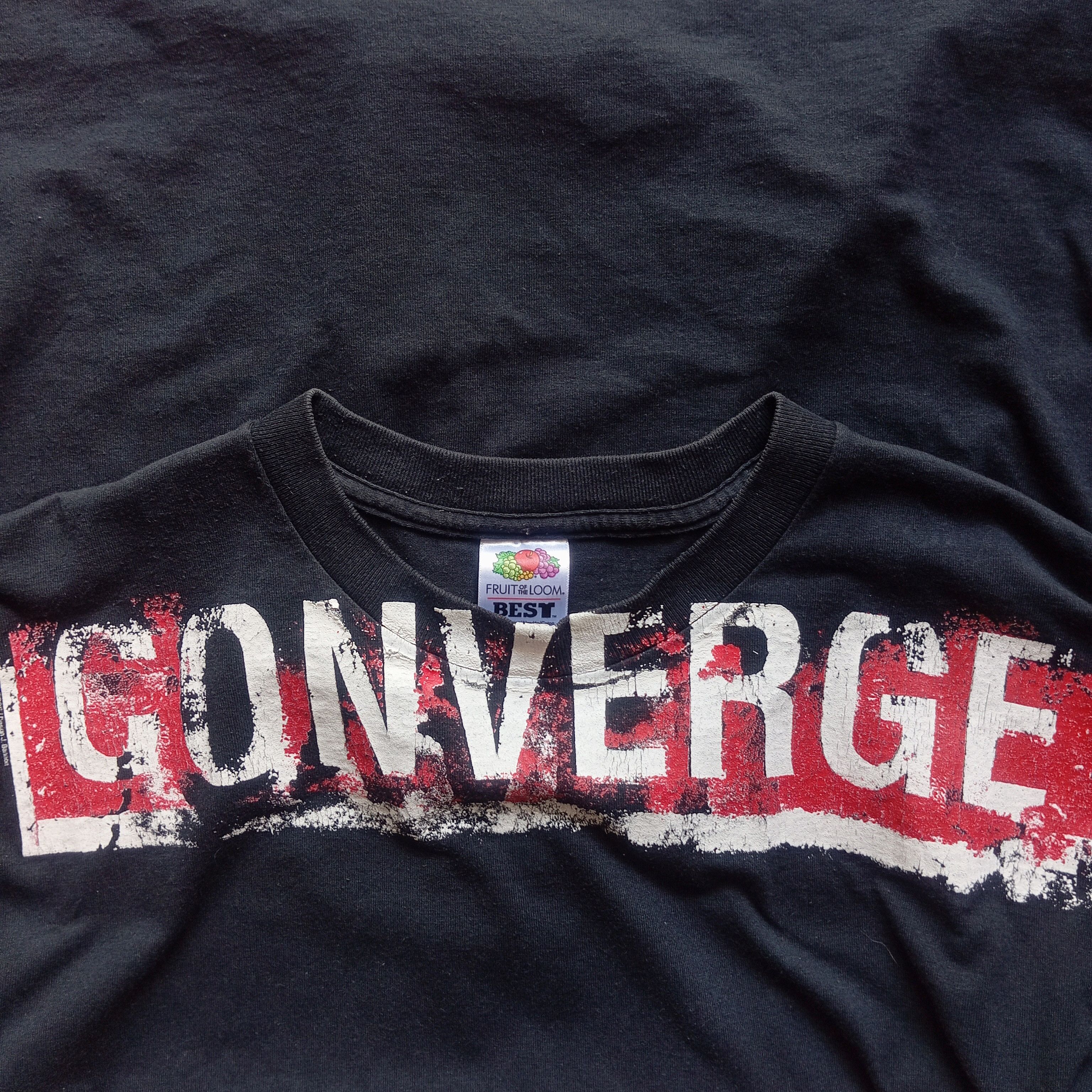 Band Tees 2004 Vintage converge band t shirt Size US L / EU 52-54 / 3 - 2 Thumbnail