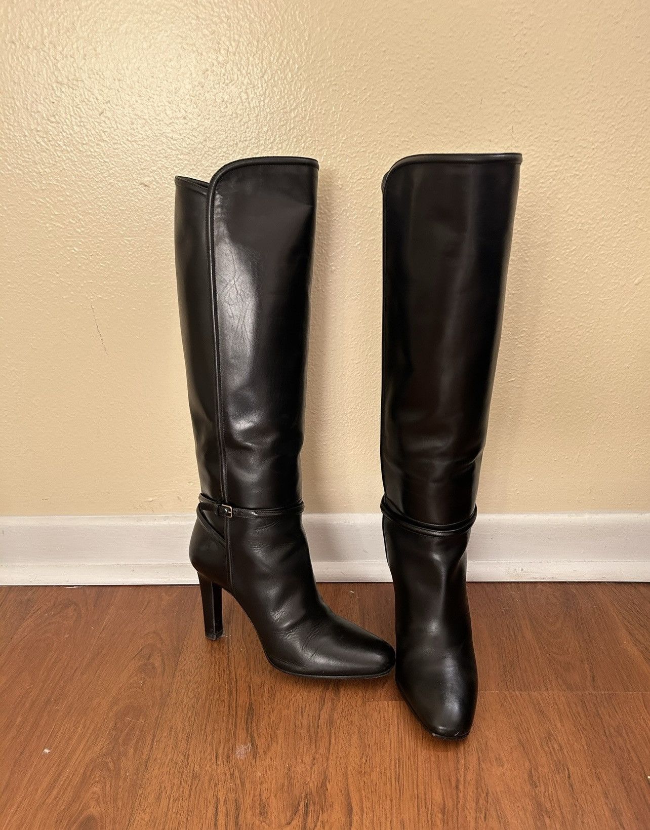 Yves Saint Laurent Saint Laurent Leather Boots Size US 7 / IT 37 - 9 Thumbnail