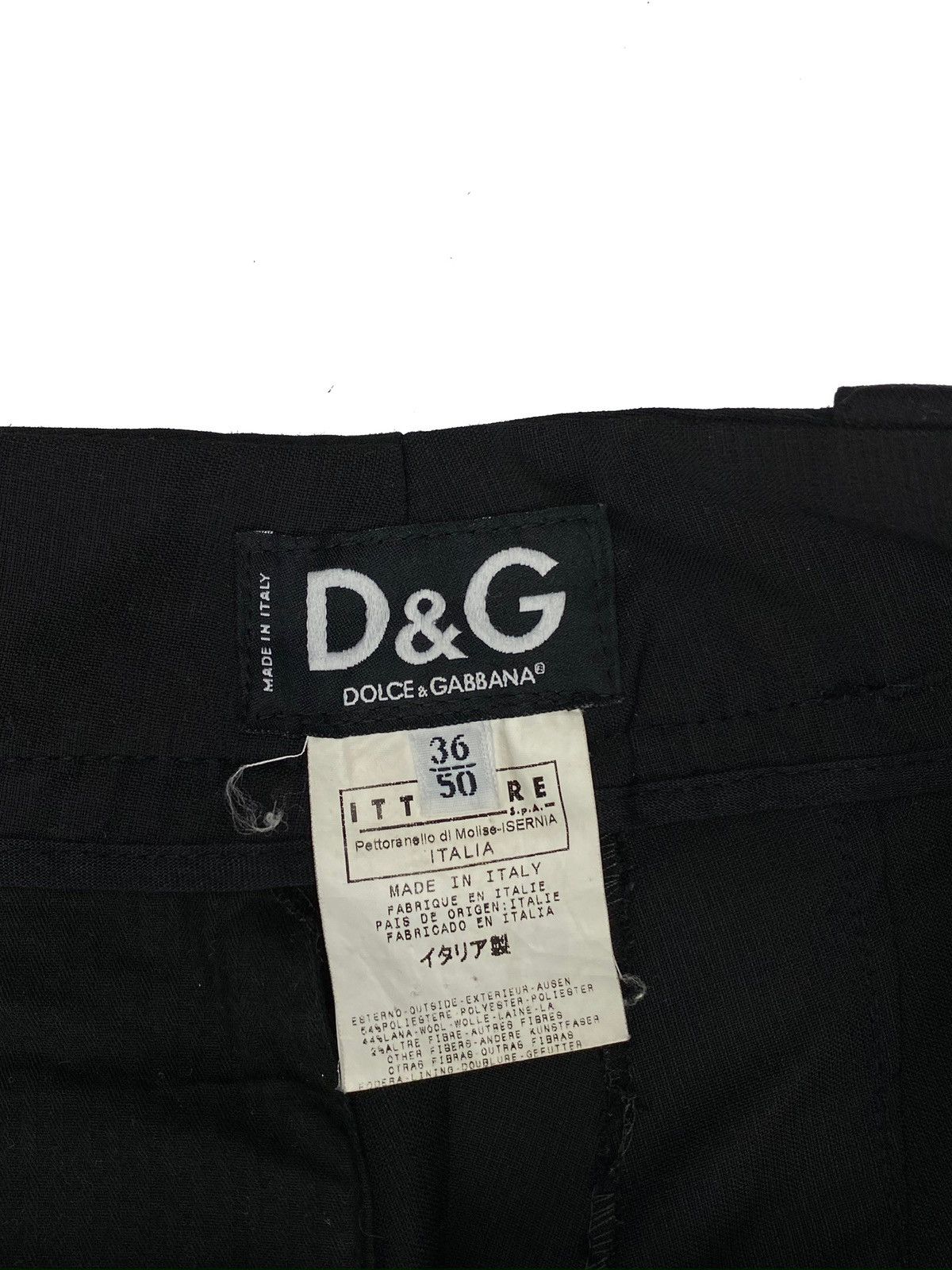 Dolce & Gabbana × Vintage DOLCE GABBANA MENS DRESS PANTS STRIPED STRAIGHT LEG 36/50 Size US 36 / EU 52 - 7 Thumbnail