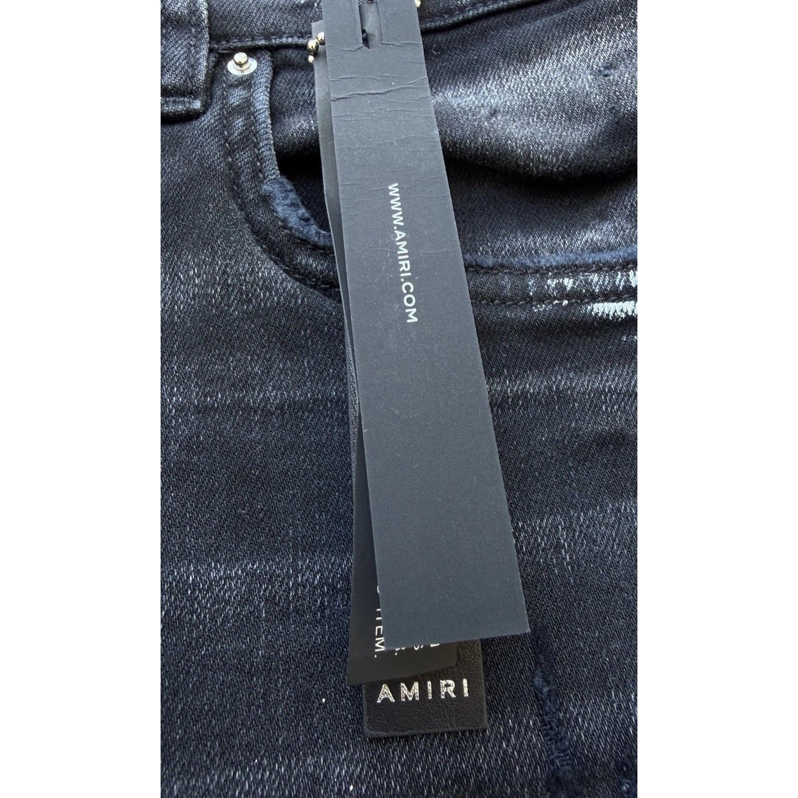 Amiri Size 34 - Amiri Aged Black MA Drip Jeans NEW/RETAIL $1,290 Size US 34 / EU 50 - 4 Thumbnail