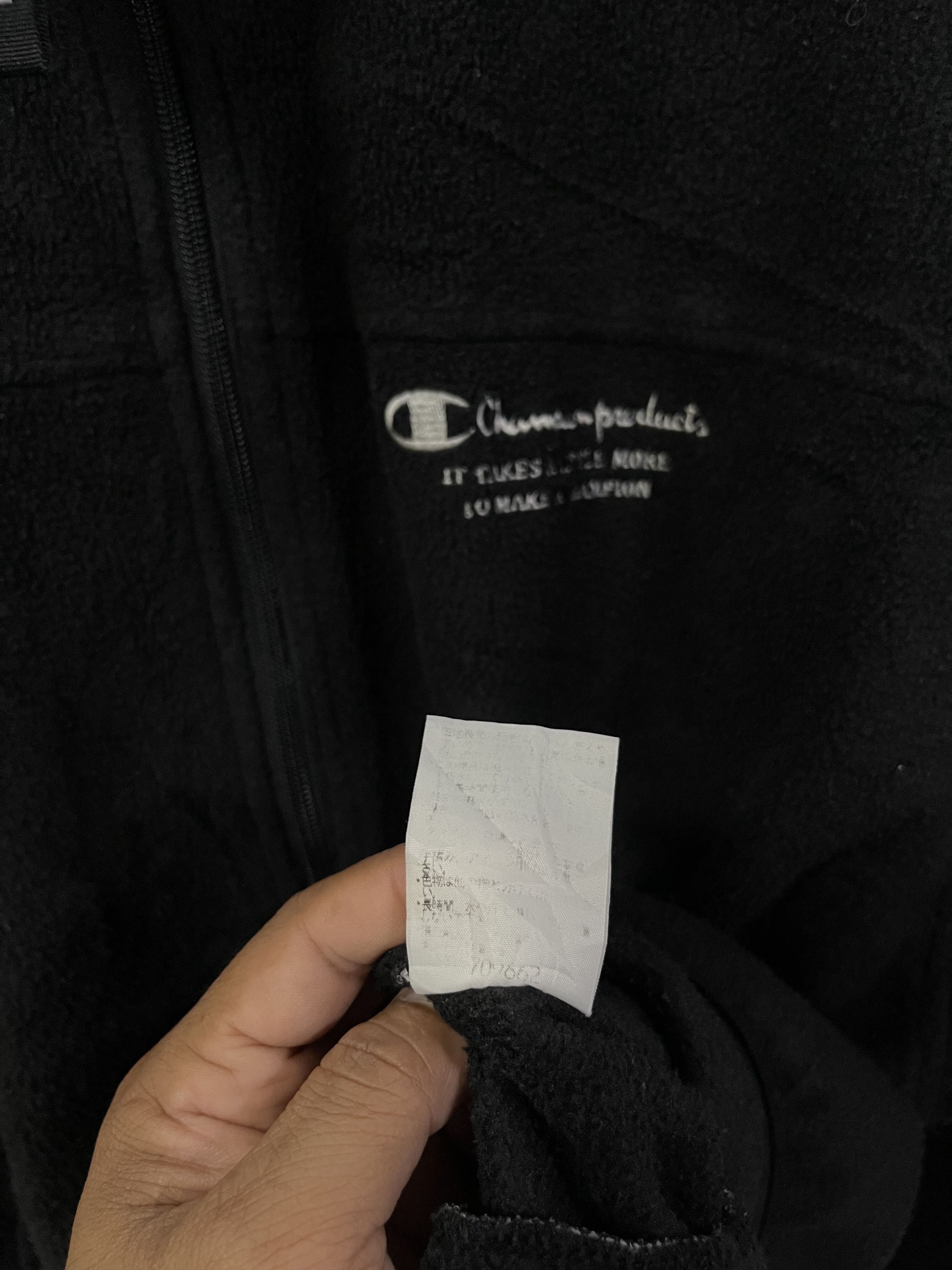 Champion Vintage Champion Embroidery Fleece Polartec Zip Up Jacket Size US XL / EU 56 / 4 - 11 Thumbnail