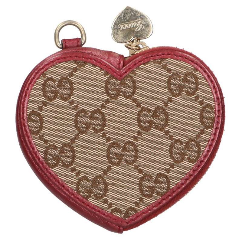 Gucci GG Pattern Heart Coin Case 152615 | Grailed