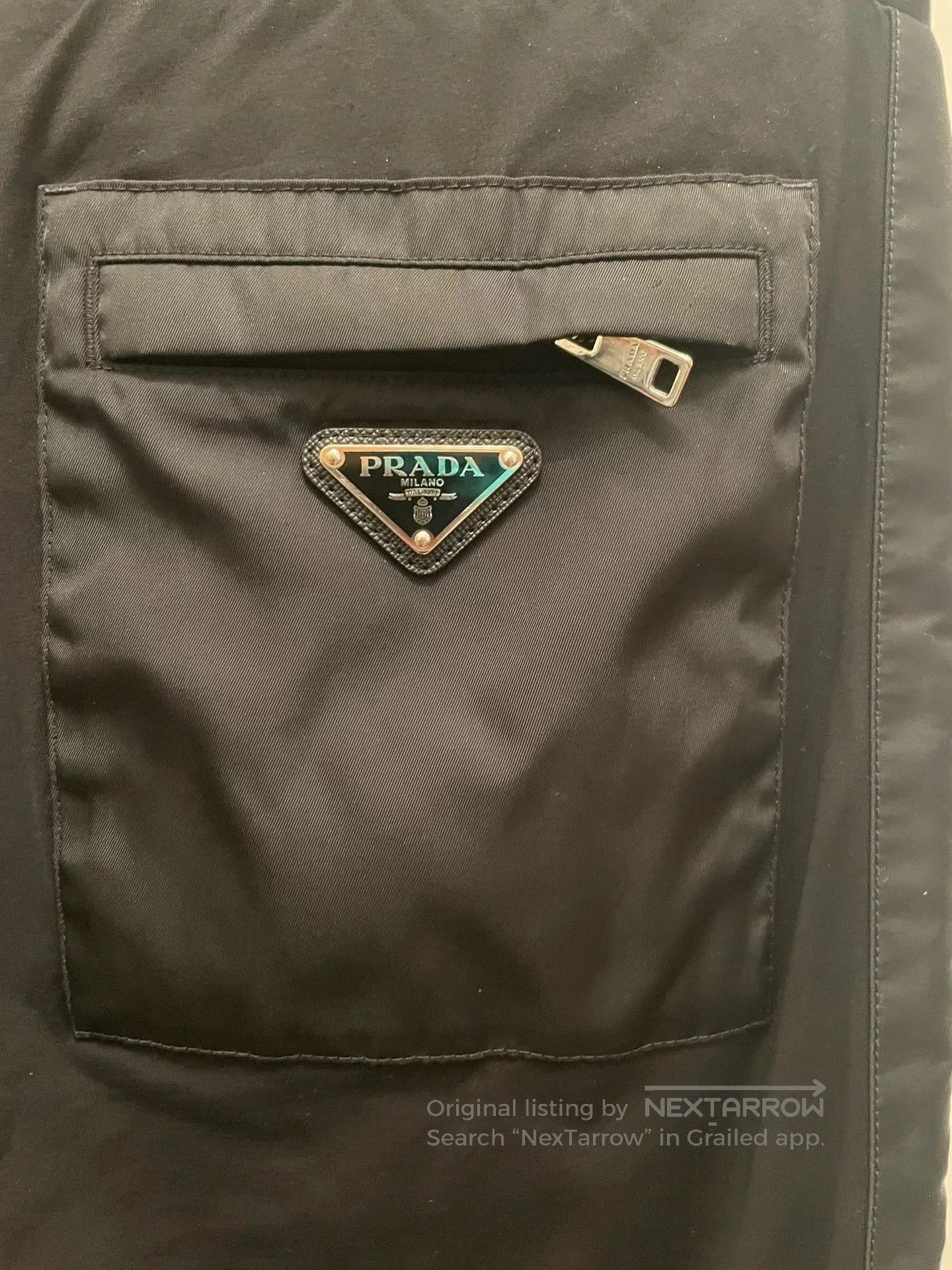 Prada Prada Casual Pants with Metal Logo. Size US 40 / EU 56 - 3 Thumbnail