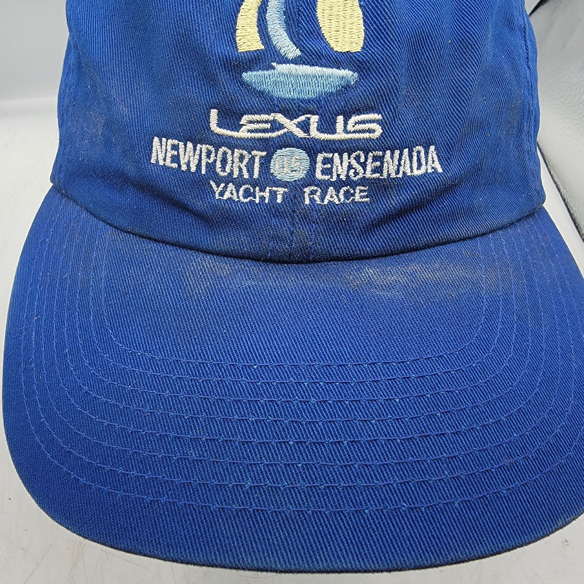 Other Lexus Newport Ensenada Yacht Race Hat Blue Adjustable Fahren Size ONE SIZE - 5 Thumbnail
