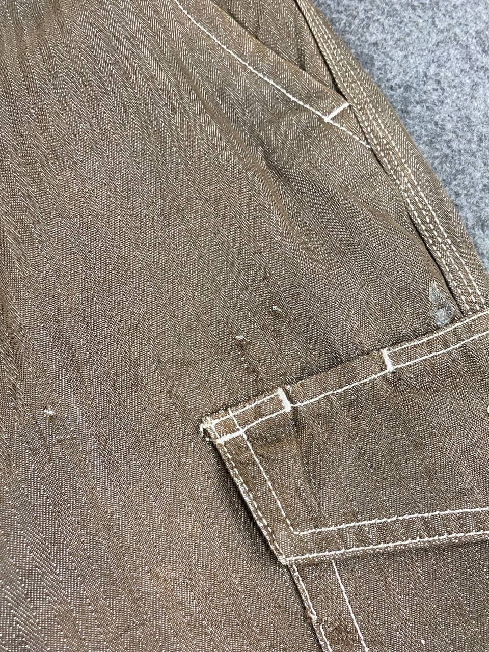 Japanese Brand japanese brand cargo pants herringbone twill nice design Size US 31 - 11 Thumbnail
