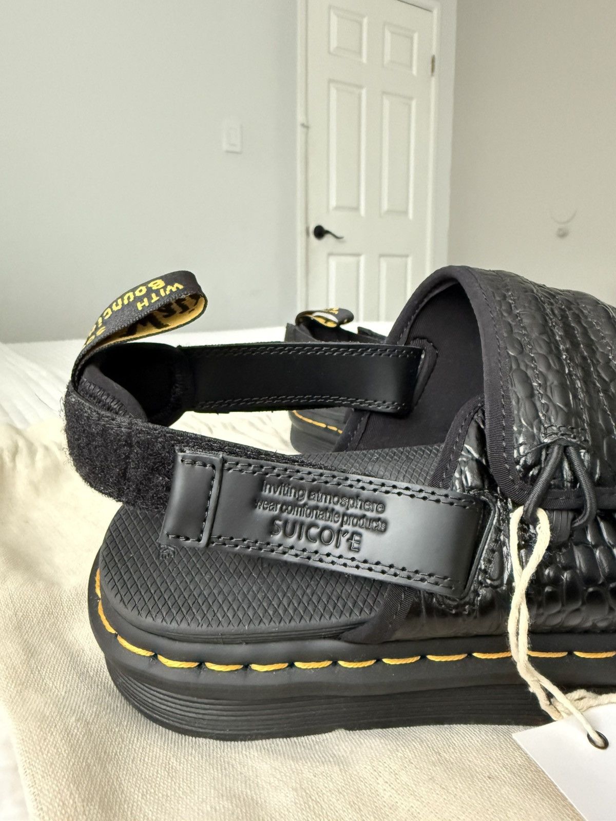 Dr. Martens × Suicoke Dr. Martens x Suicoke Boak Sandals – Black Croc Size US 9 / EU 42 - 5 Thumbnail