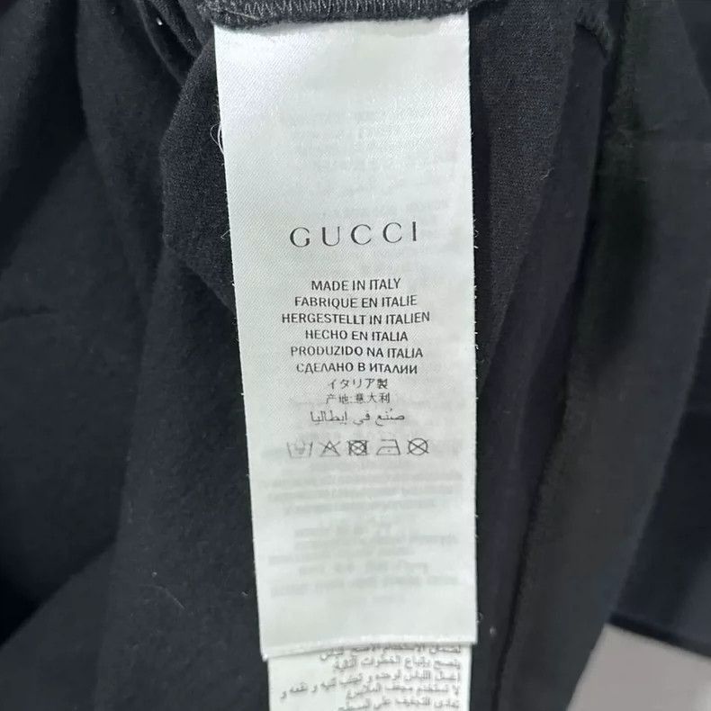 Gucci Black Tiger Embroidered Short Sleeve TShirt-2506 Size S / US 4 / IT 40 - 4 Thumbnail