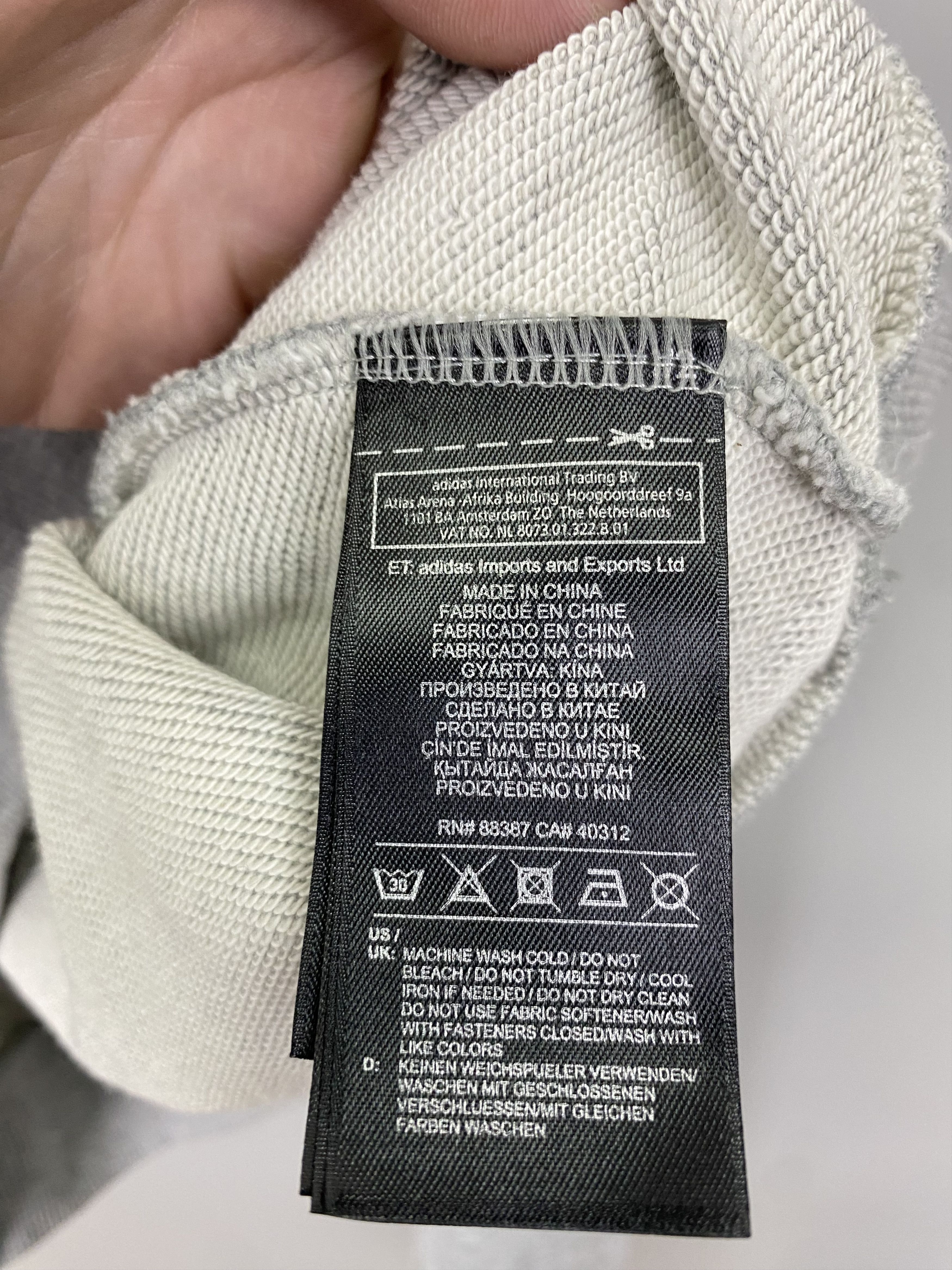 Adidas × Gosha Rubchinskiy Adidas x Gosha Rubchinskiy 2017 Gray Sweat Top Size US L / EU 52-54 / 3 - 10 Thumbnail