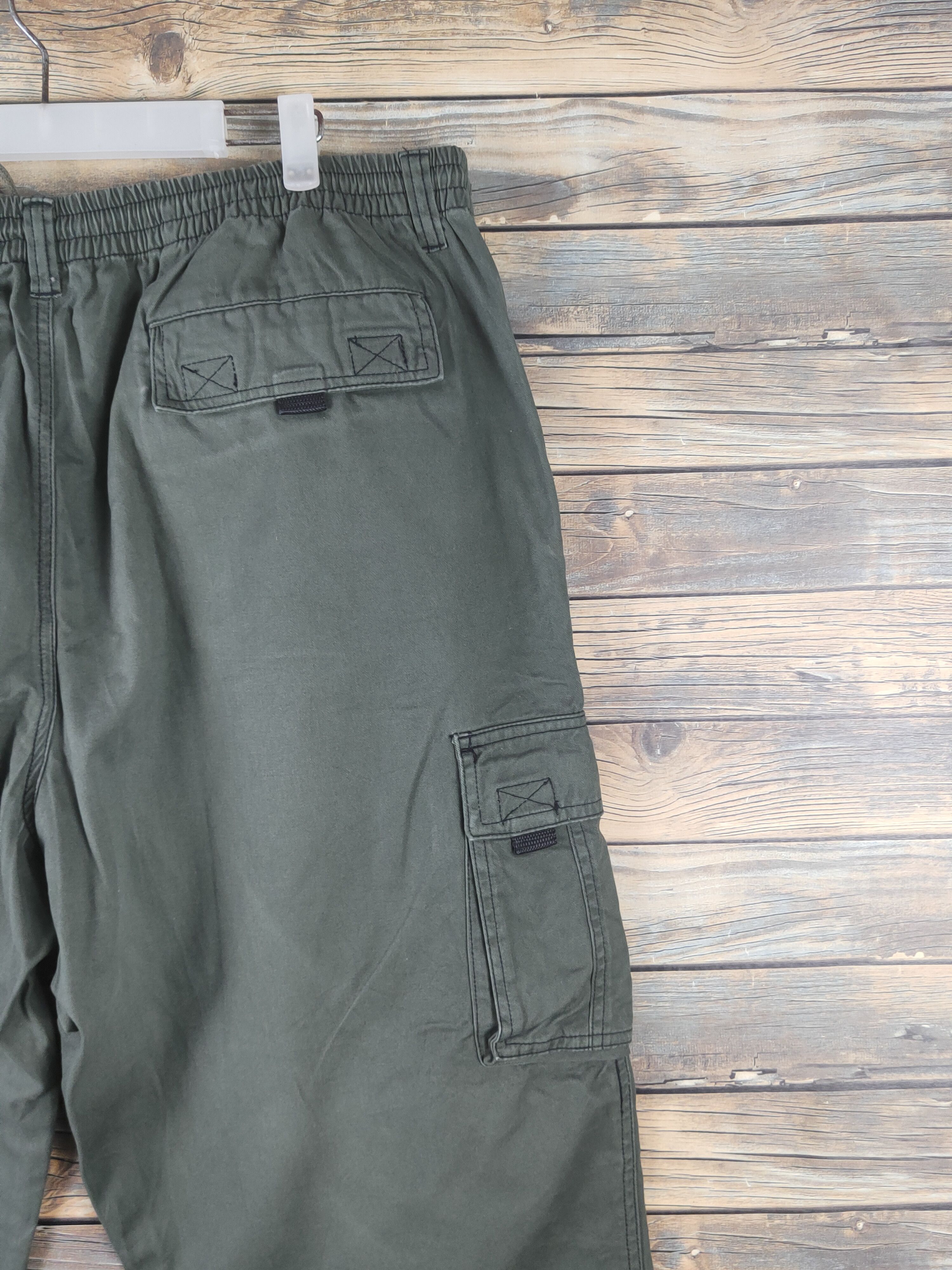Japanese Brand DL Japanese Brand Dark Green Multipocket Cargo Pants #1653 Size US 36 / EU 52 - 10 Thumbnail
