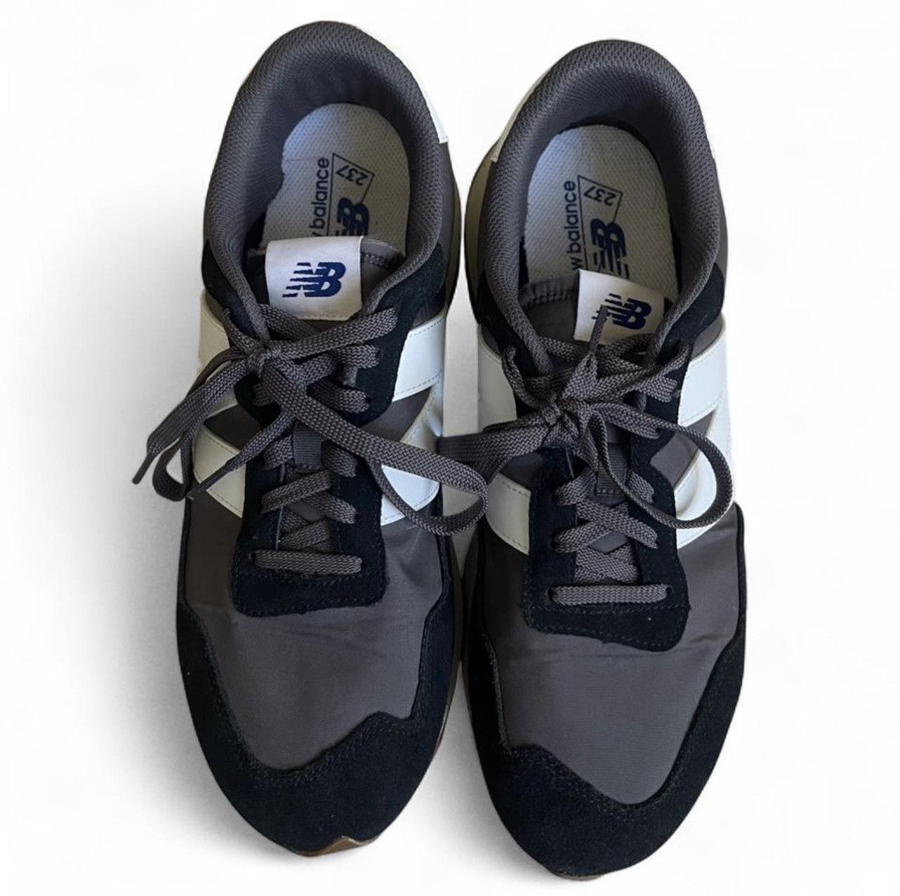 New Balance New Balance 237 Grey Black and White Sneakers Trainers Size US 12 / EU 45 - 8 Thumbnail