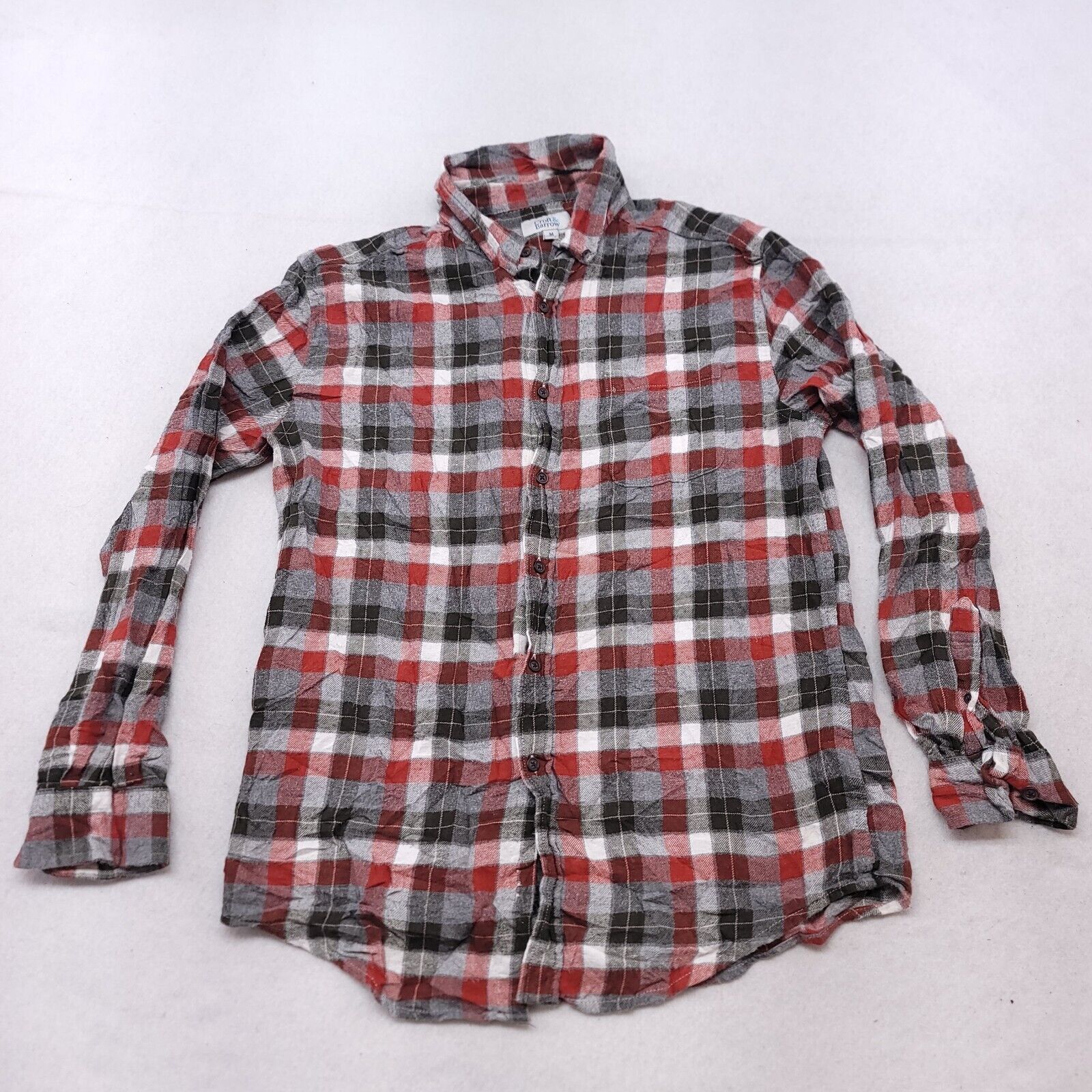 Croft & Barrow Croft & Barrow Tartan Flannel Shirt Mens Size Medium M Red Size US M / EU 48-50 / 2 - 2 Thumbnail