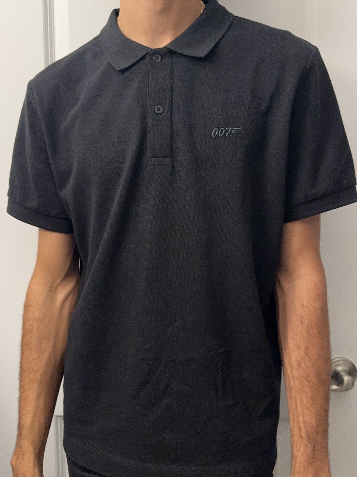 Other JAMES BOND 007 EMBROIDERED COTTON POLO SHIRT - BLACK SIZE L Size US L / EU 52-54 / 3 - 1 Thumbnail