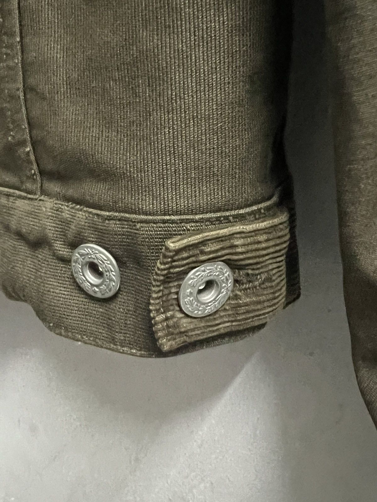 COVERNAT × Vintage Vintage Covernat trucker jacket collar cuduroy army green Size US L / EU 52-54 / 3 - 6 Thumbnail