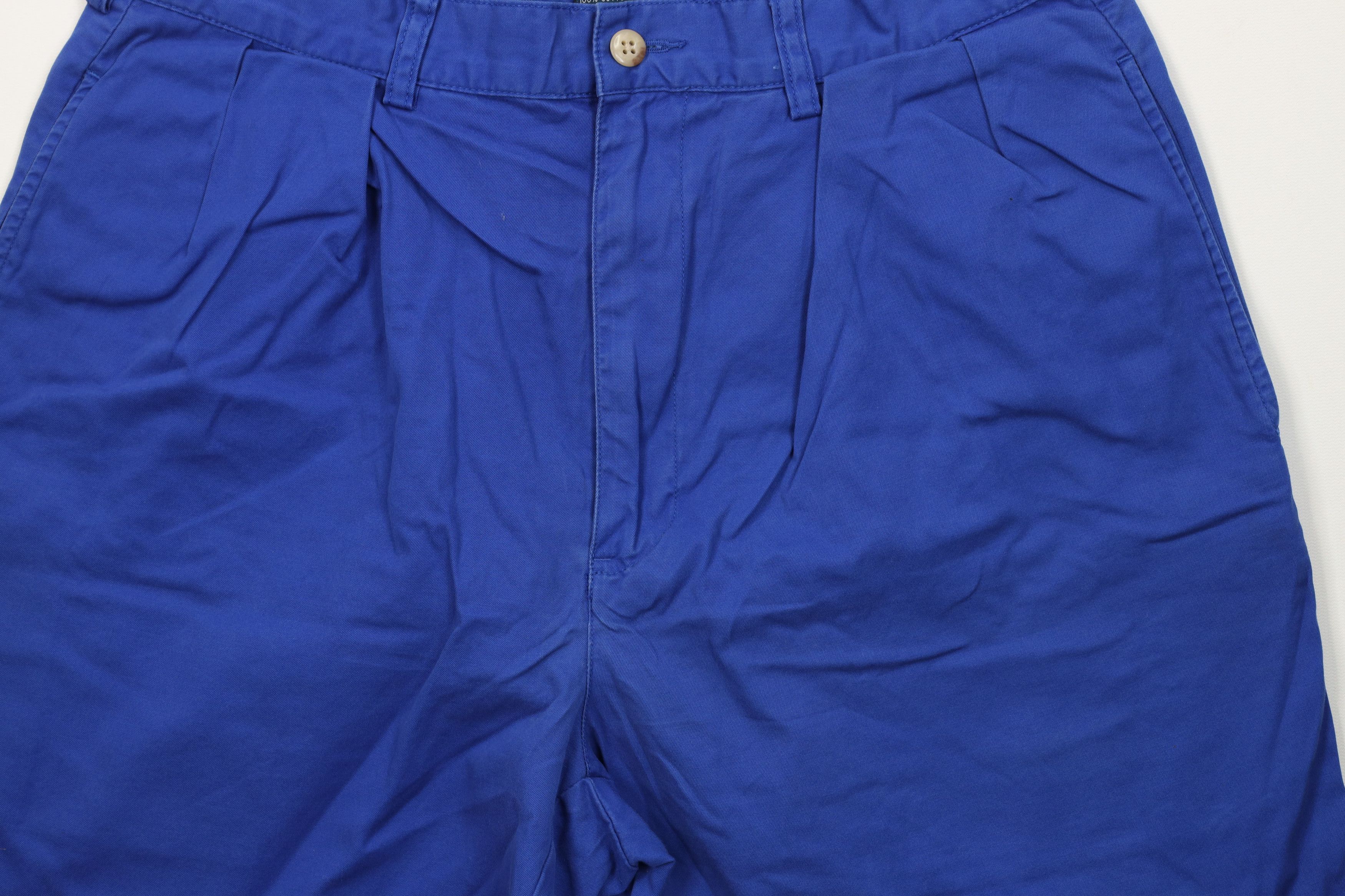 Polo Ralph Lauren Vintage 90s Ralph Lauren Above Knee Chino Shorts Royal Size US 34 / EU 50 - 3 Thumbnail