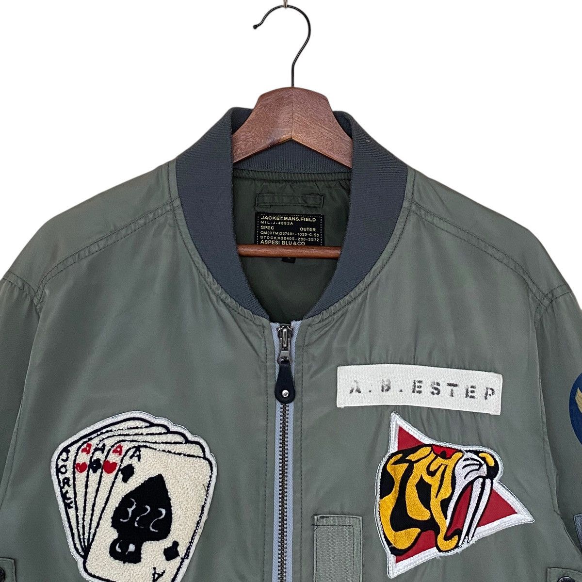 Vintage Brand Aspesi Blu & Co MA-1 Fly Jacket 2000s