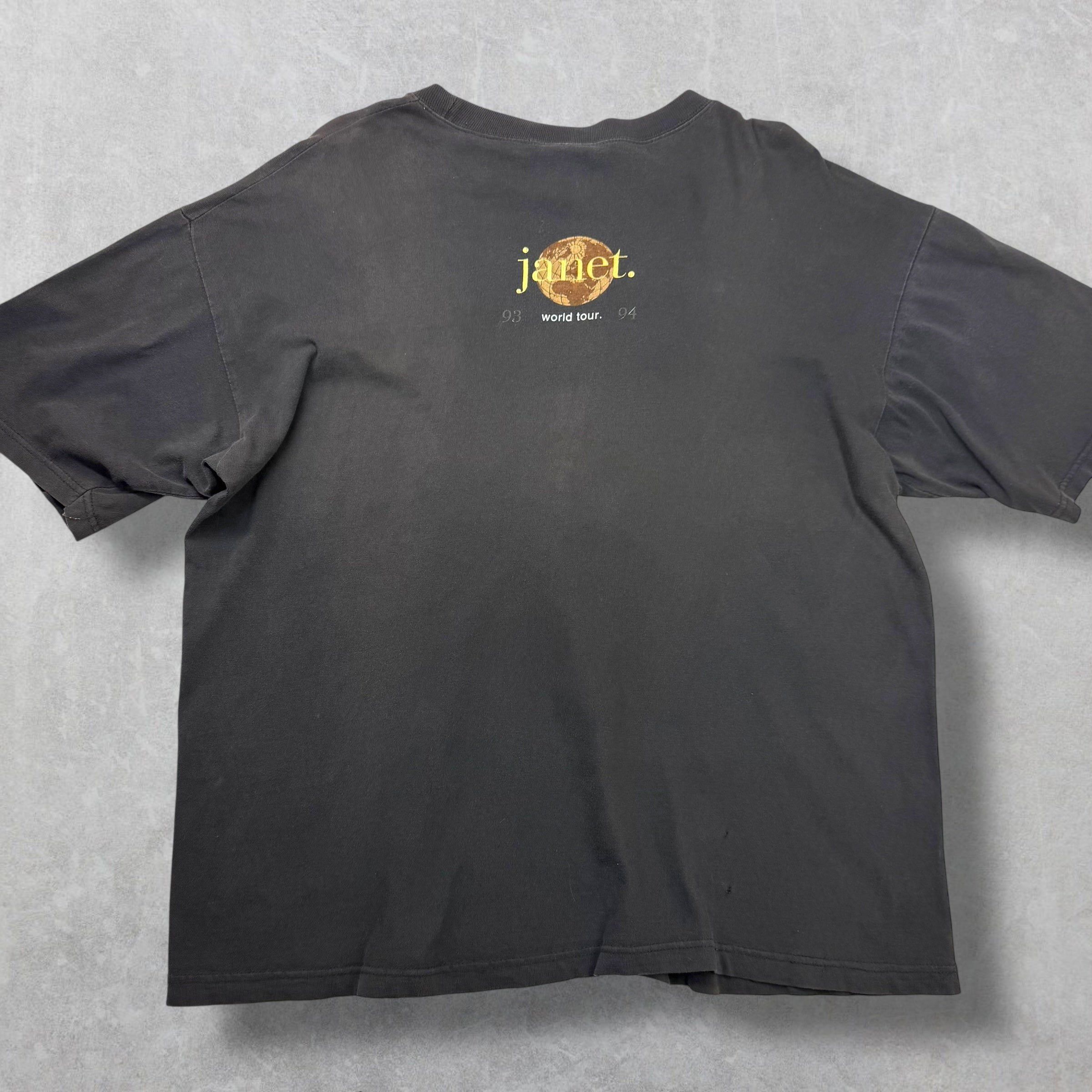 Vintage Vintage 1993 Janet Jackson World Tour Tee XL Size US XL / EU 56 / 4 - 2 Thumbnail