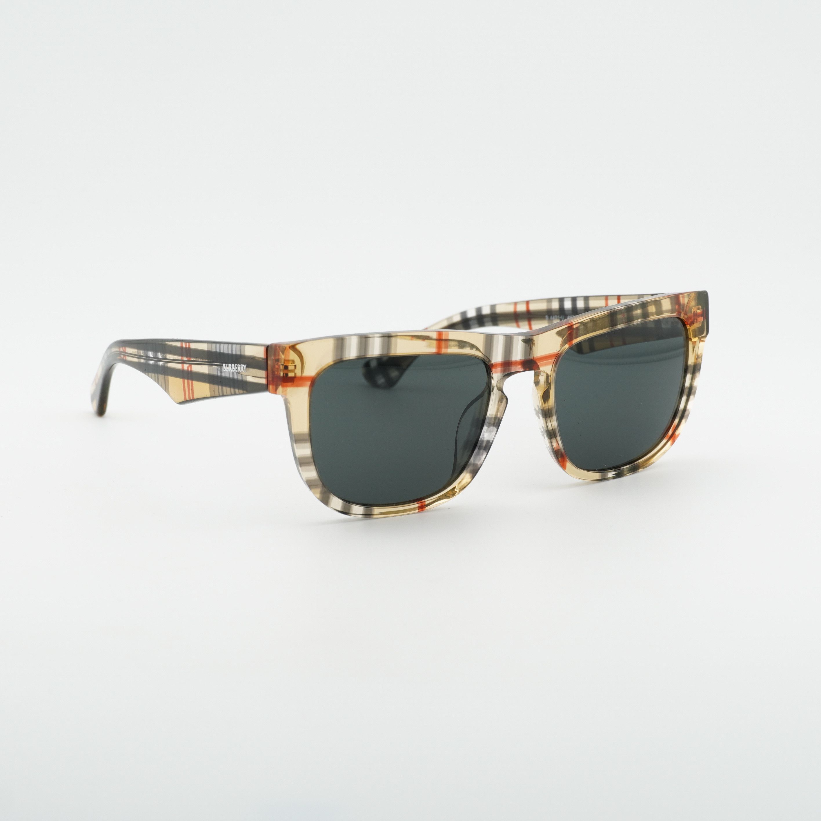 Burberry Burberry BE4431U 412287 Sunglasses Vintage Check Square Fram Size ONE SIZE - 1 Thumbnail