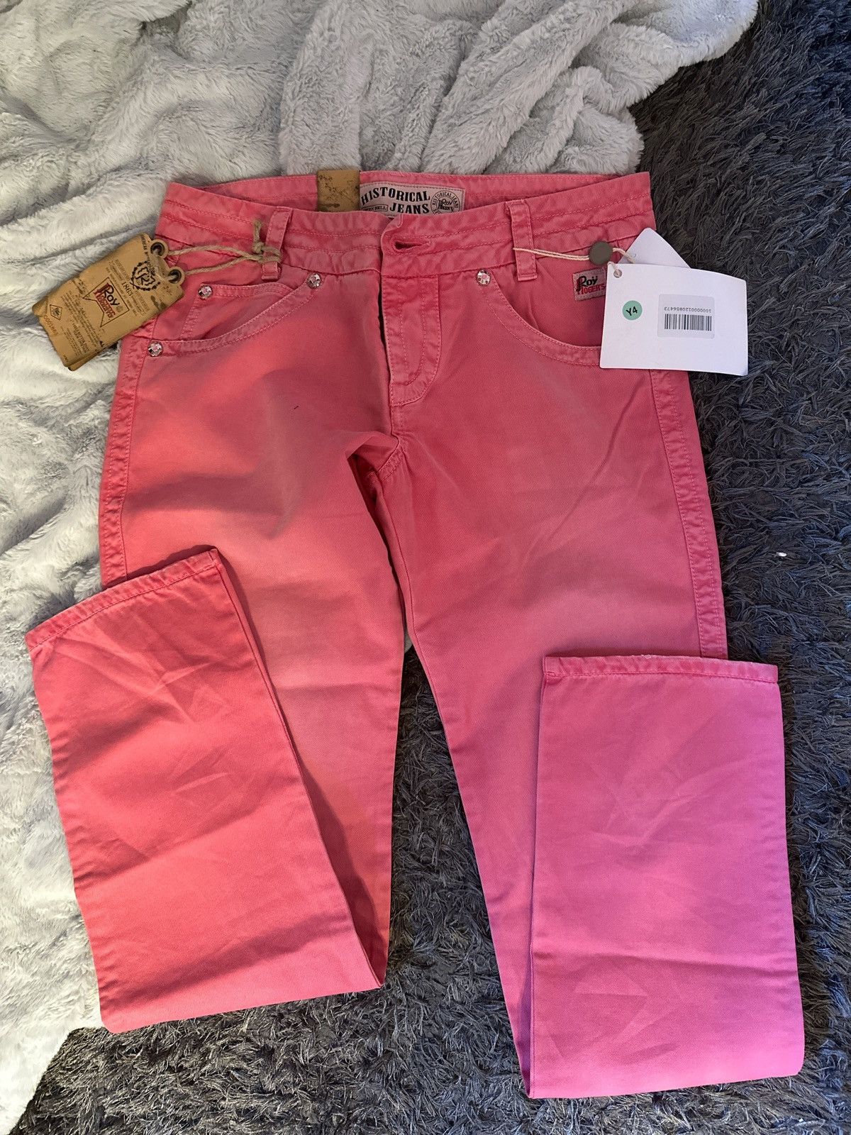 Other Pink bling skinny jeans Size 26" / US 2 / IT 38 - 1 Thumbnail