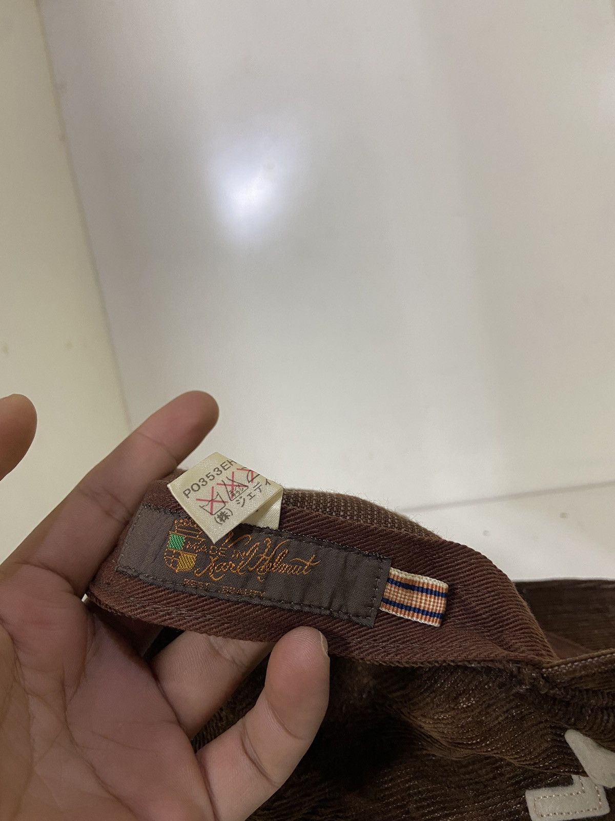Karl Helmut × Vintage KARL HELMUT 90s vintage corduroy hat Size ONE SIZE - 5 Thumbnail
