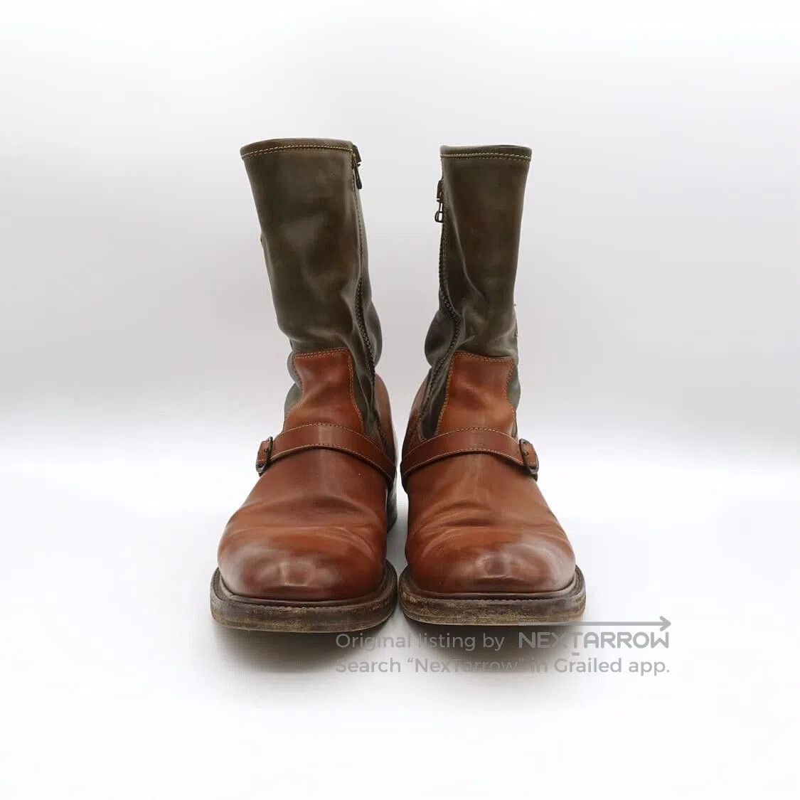 Vintage Vintage Retro Engineer Leather Boots. Size US 9 / EU 42 - 4 Thumbnail