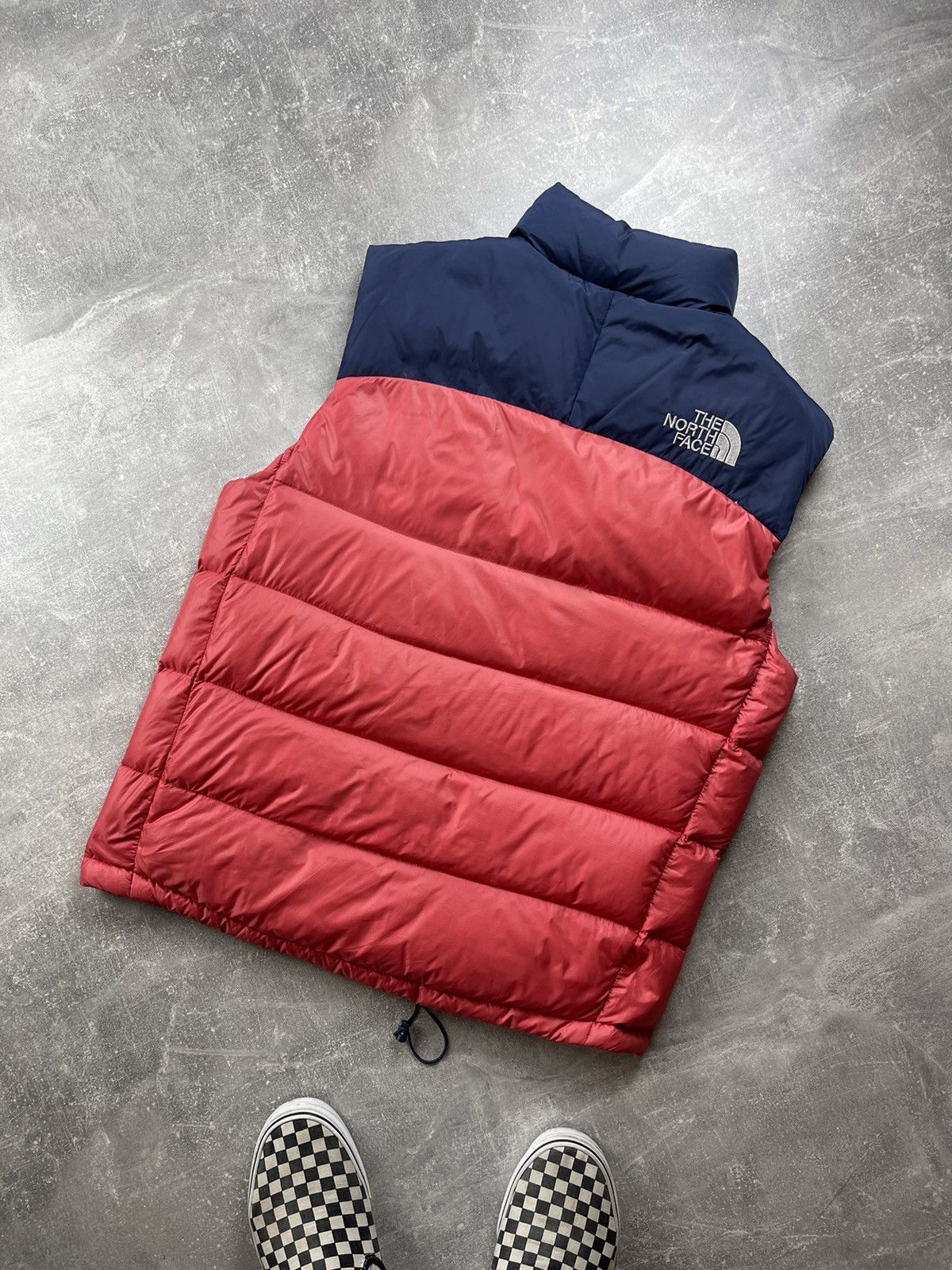 The North Face × Vintage The North Face 700 Down Puffer Vest Red Goose Down Korea Size US M / EU 48-50 / 2 - 8 Thumbnail