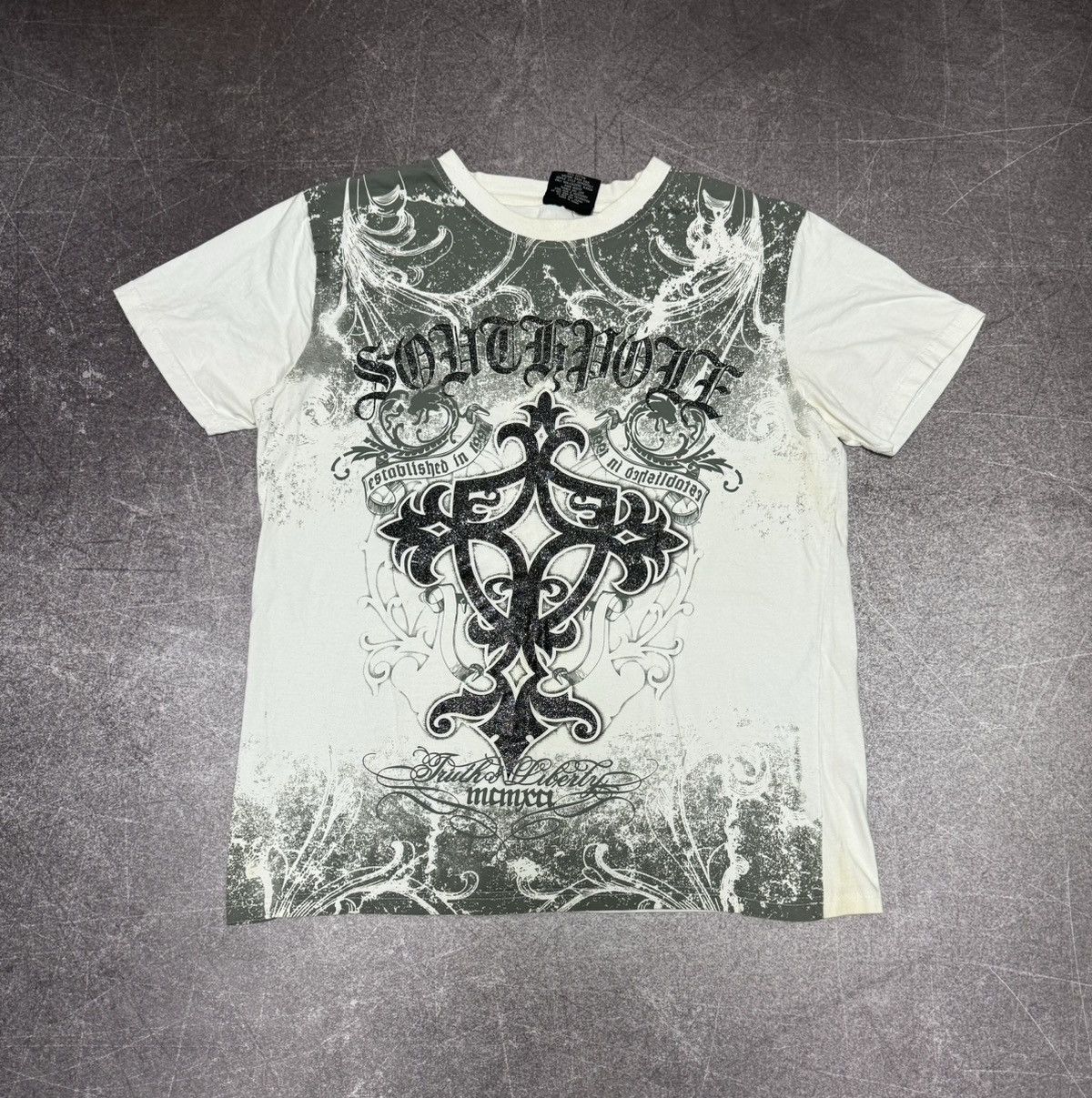 Southpole Vintage Southpole Affliction Graphic T Shirt Size US L / EU 52-54 / 3 - 1 Thumbnail