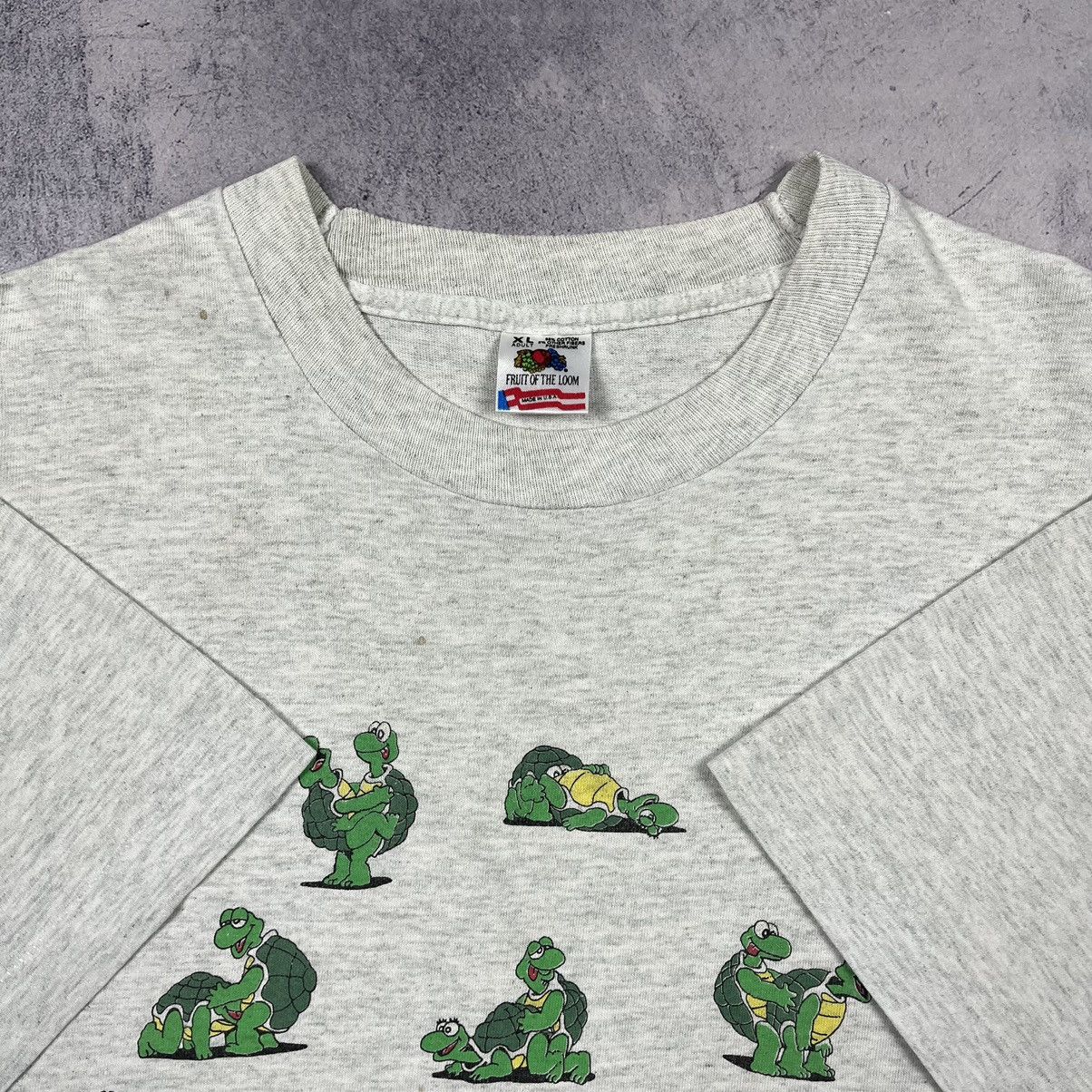 Vintage Vintage Turtle Sex position 18+ porn single stitch tee 1991 Size US XL / EU 56 / 4 - 3 Thumbnail