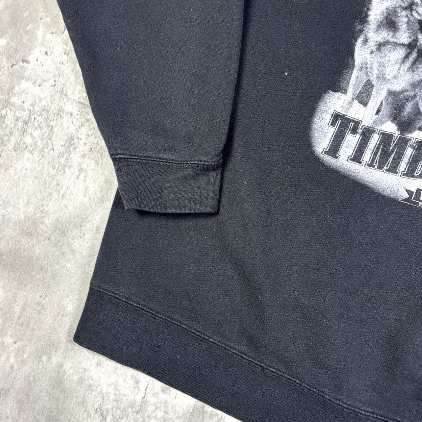 Vintage VINTAGE American Outdoors Sweatshirt Black 2XL 90s Timber Wolf Nature Mens Size US XXL / EU 58 / 5 - 7 Thumbnail