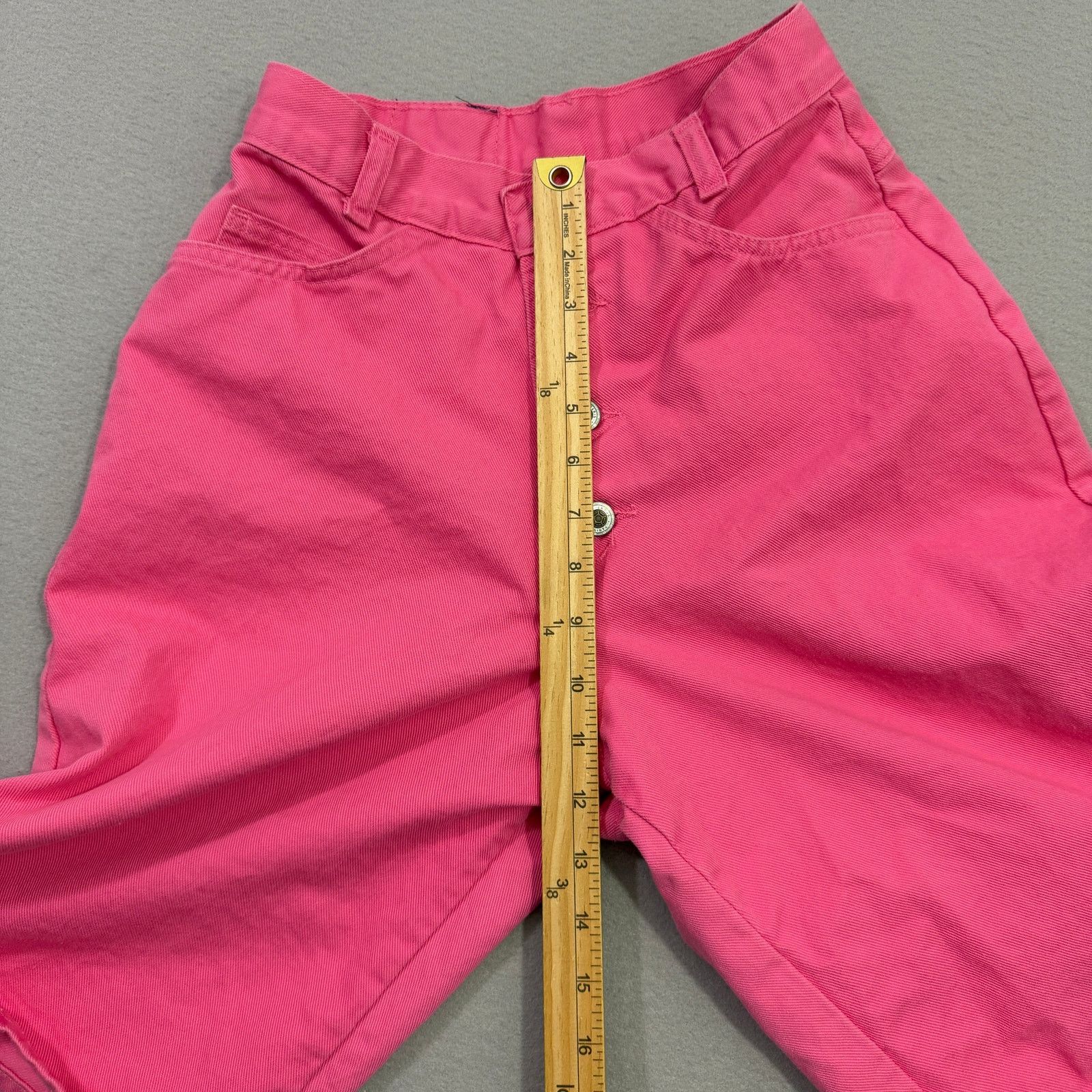 Vintage Vintage Paris Sport Club Jean Shorts 6 Pink 12" Inseam Jorts Size 28" / US 6 / IT 42 - 13 Thumbnail