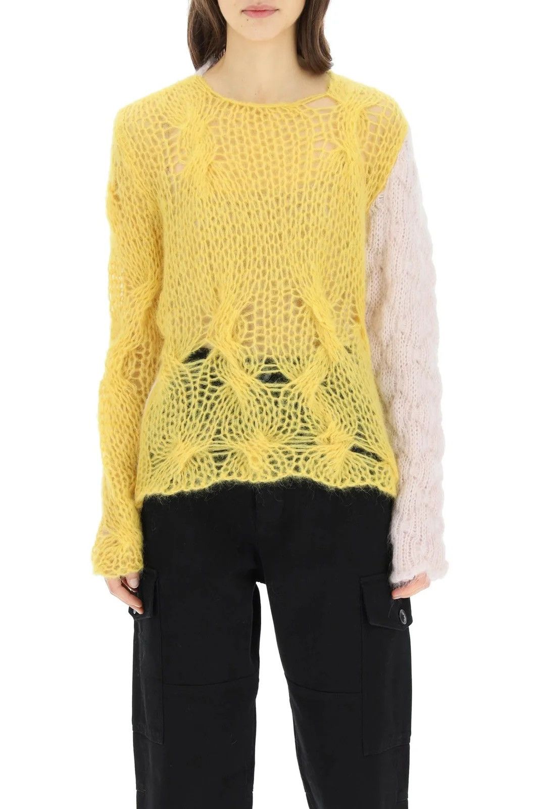 Raf Simons Raf Simons Distressed Effect Knit Jumper Size US S / EU 44-46 / 1 - 2 Thumbnail