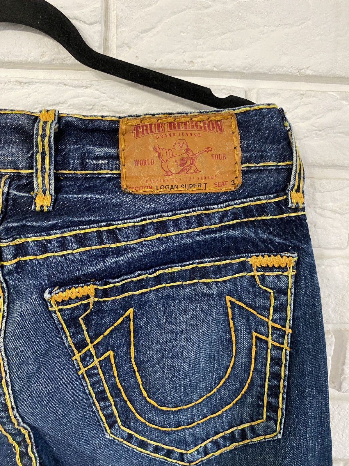 True Religion Vintage True Religion Jeans Yellow Stitch Made in Usa Size US 32 / EU 48 - 10 Thumbnail