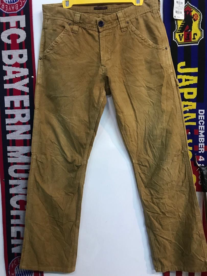 Blue Blue Japan × Hysteric Glamour × Vintage Blue Way japan 🇯🇵 carpenter Size US 35 - 3 Thumbnail