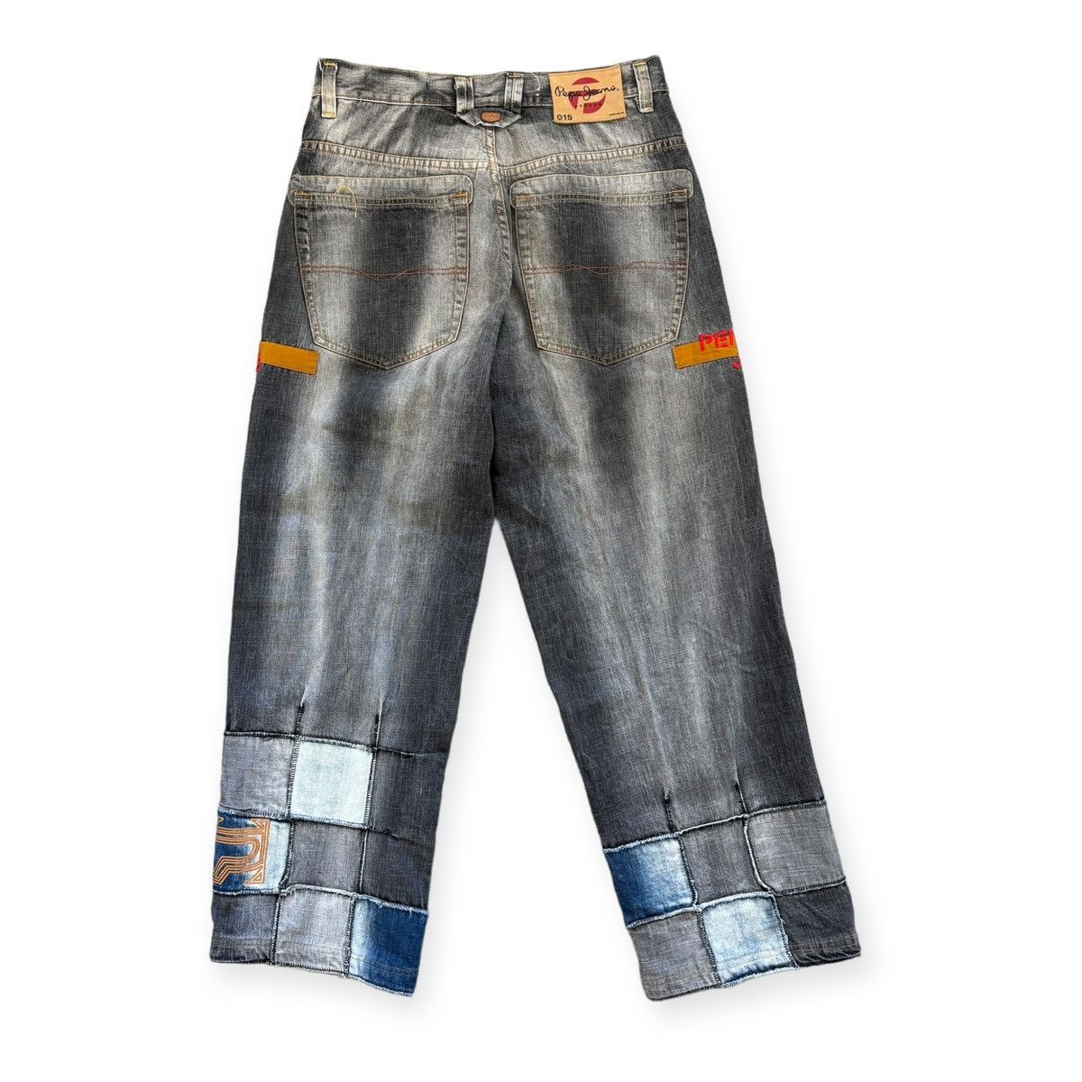 Pepe Jeans × Vintage Rare distressed patchwork amazing up jeans Size US 32 / EU 48 - 10 Thumbnail