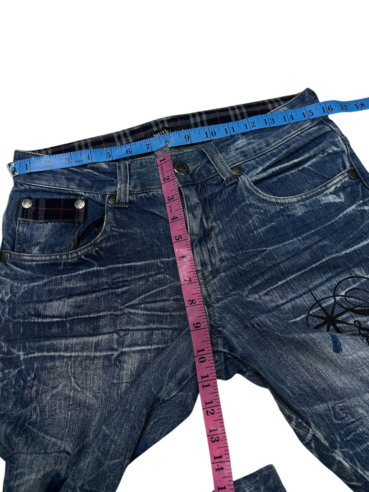Kapital Wild Life BlueWashed Honeycomb . Size US 32 / EU 48 - 13 Thumbnail