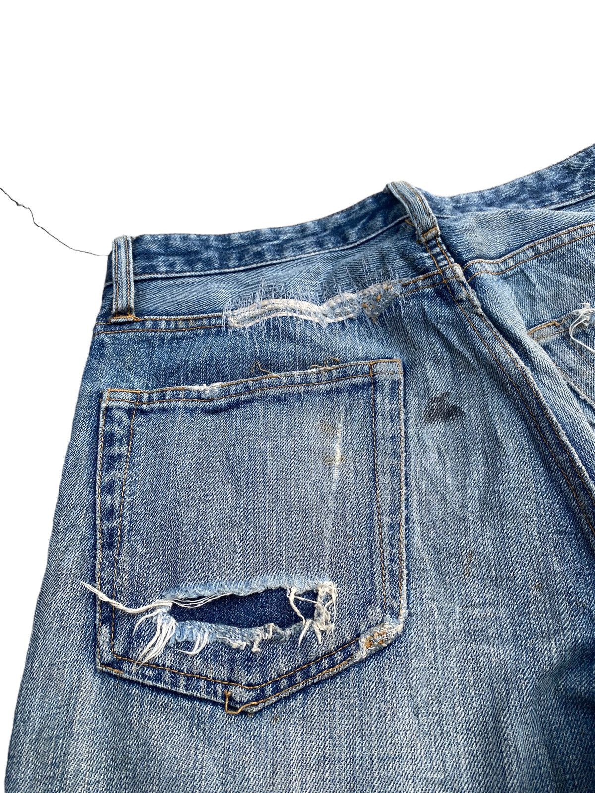 Johnbull Vintage John Bull Kurt Cobain Style Distressed Rework Pant Size US 30 / EU 46 - 9 Thumbnail