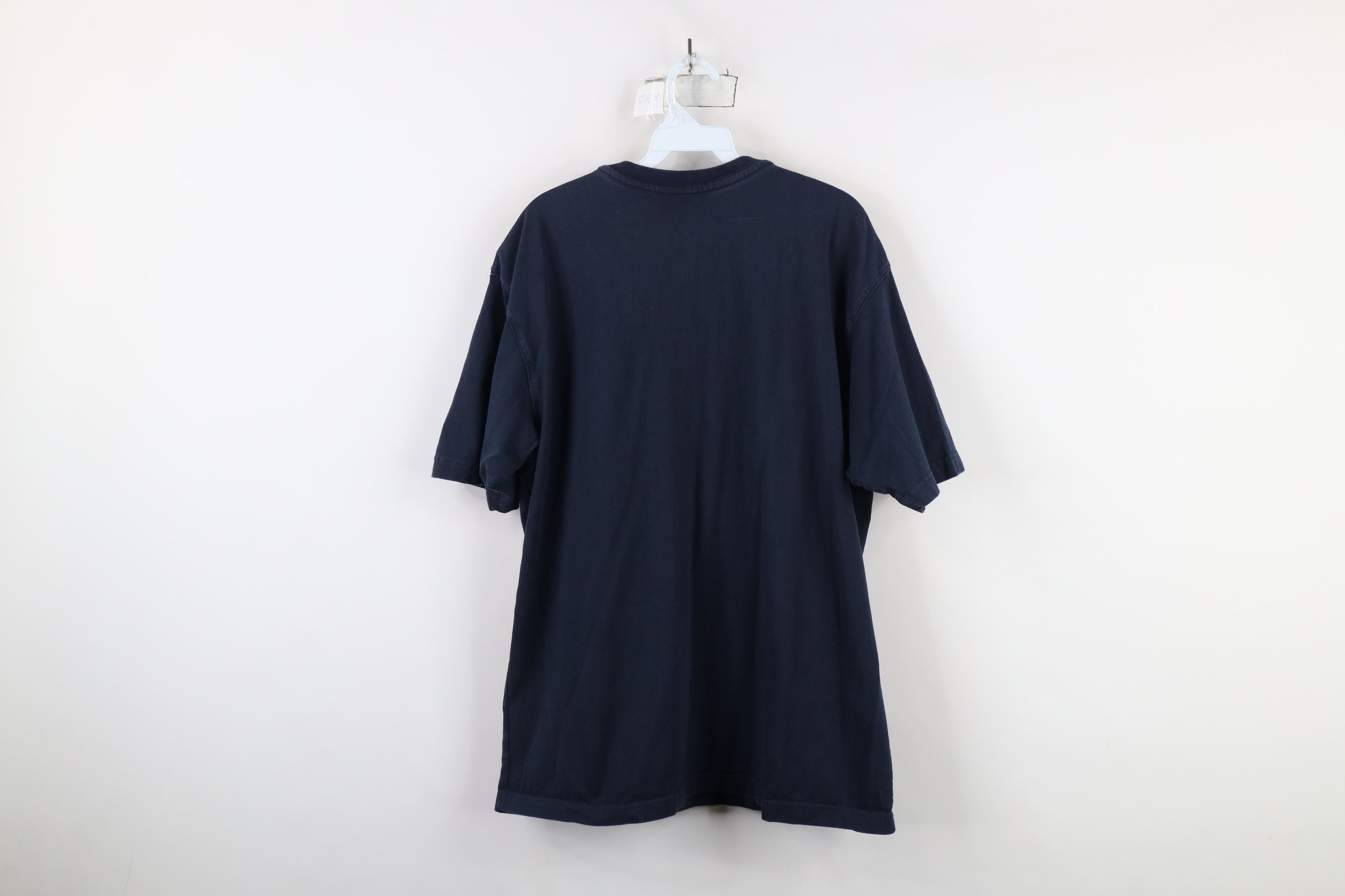 Carhartt × Vintage Vintage Carhartt Spell Box Logo Pocket Henley T-Shirt Blue Size US L / EU 52-54 / 3 - 11 Thumbnail