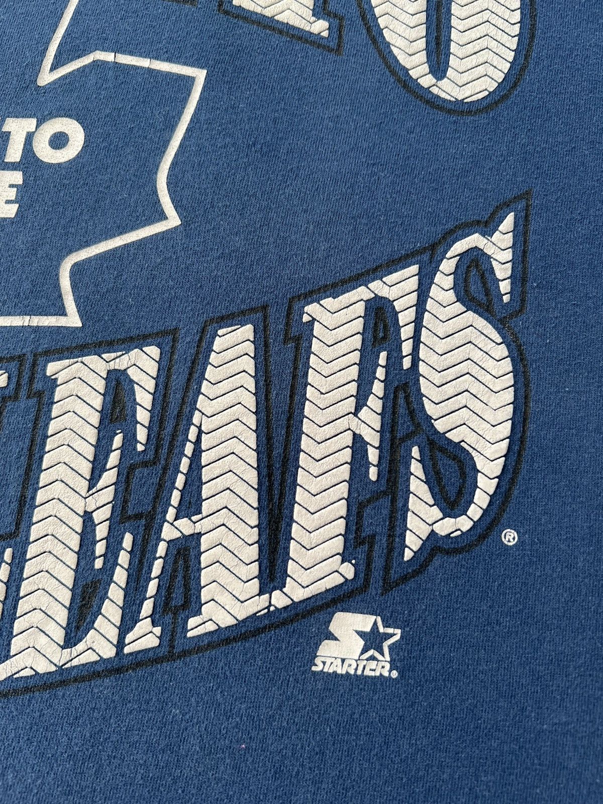 NHL Vintage 90s Toronto Maple Leafs NHL Starter Blue T-shirt Size US M / EU 48-50 / 2 - 7 Thumbnail