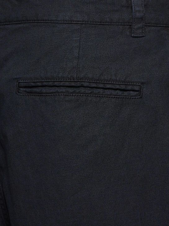 Aspesi o1lsvrm0425 Linen Shorts in Black Size US 38 / EU 54 - 5 Thumbnail