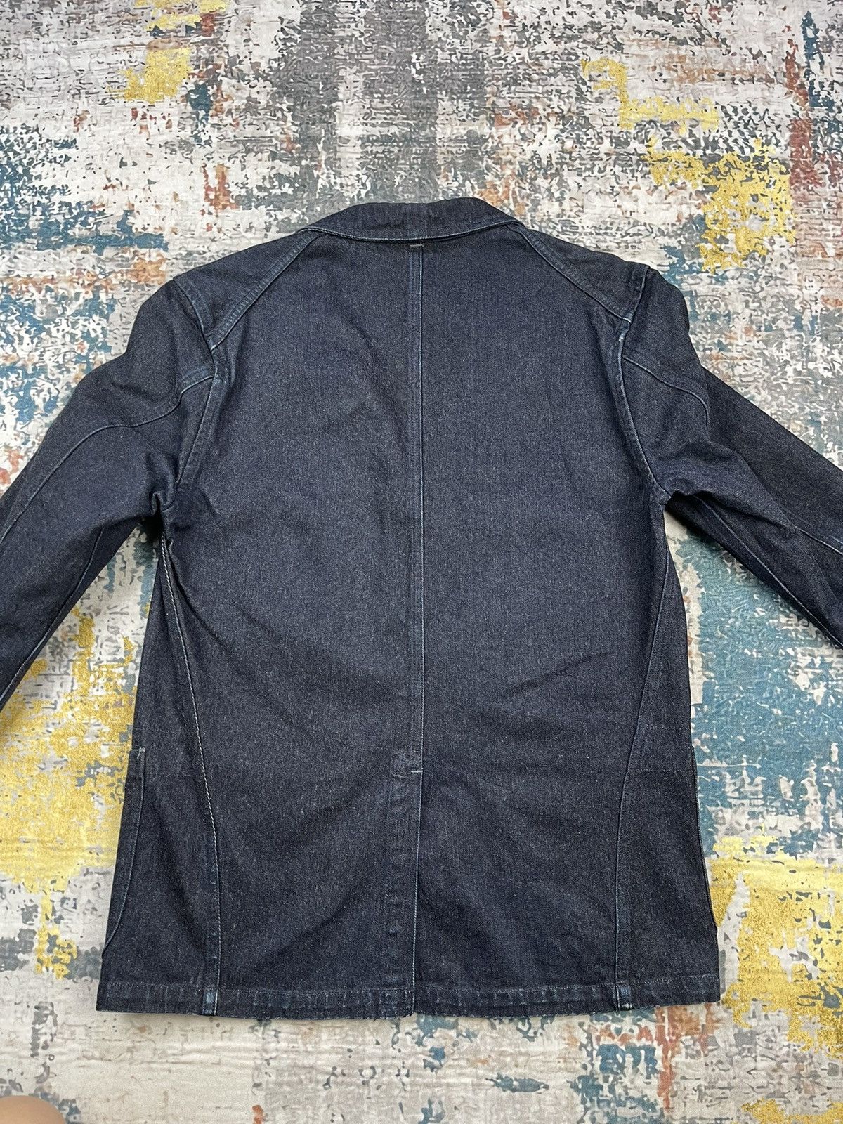 J.S. Homestead J.S Homestead Indigo Dekoboko Denim Jackets Size US S / EU 44-46 / 1 - 5 Thumbnail
