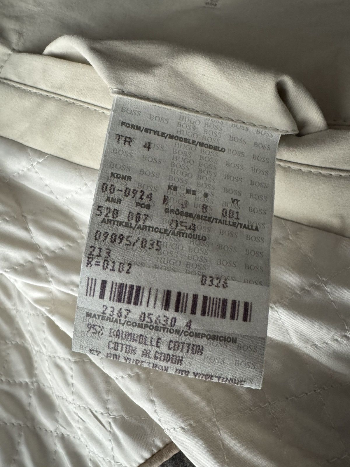 Designer × Hugo Boss × Vintage Vintage Hugo Boss Trench Coat 54 Size US L / EU 52-54 / 3 - 10 Thumbnail