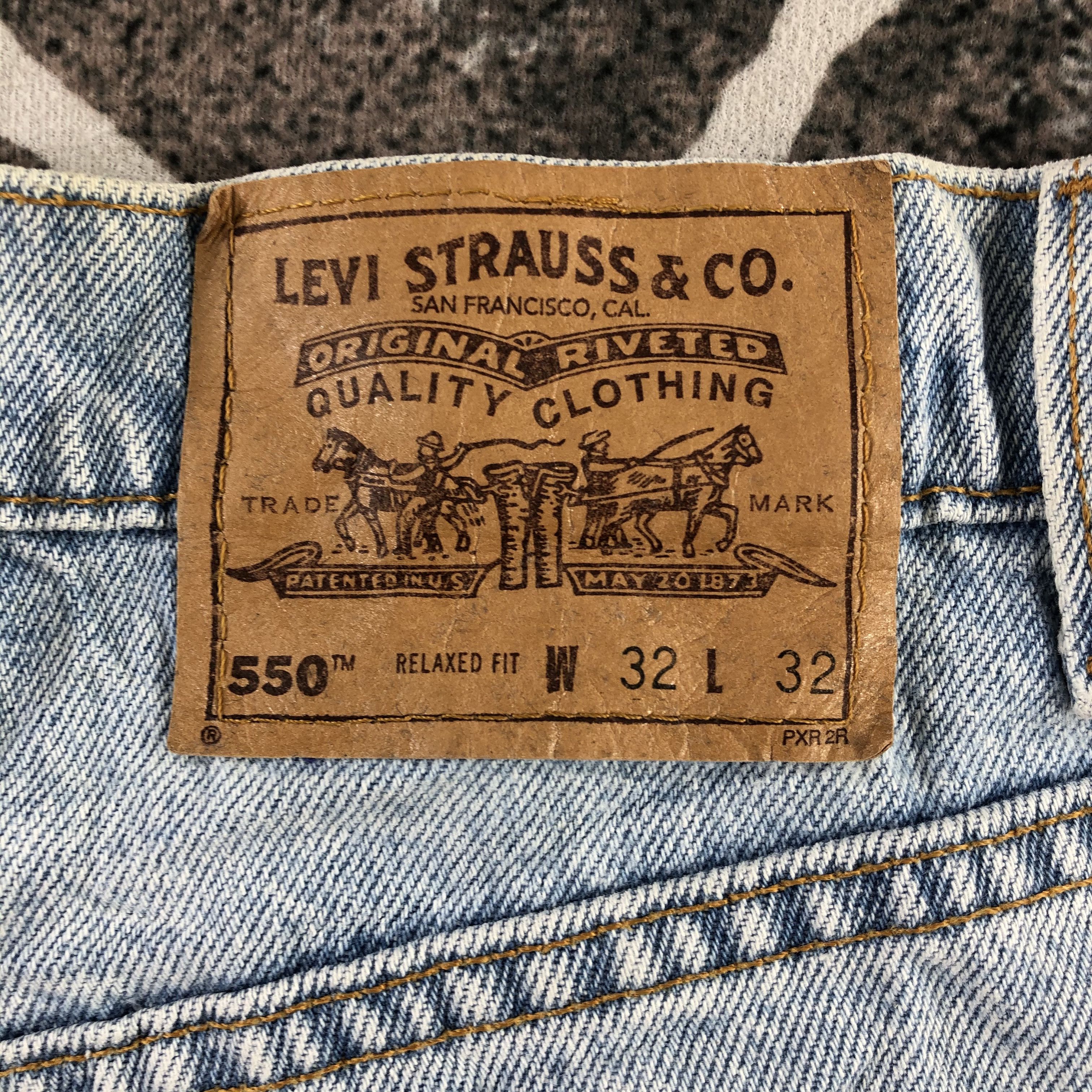 Levi's Vintage 90s Levi's 550 Jeans Orange Tab Denim KJ1407 Size US 32 / EU 48 - 5 Thumbnail